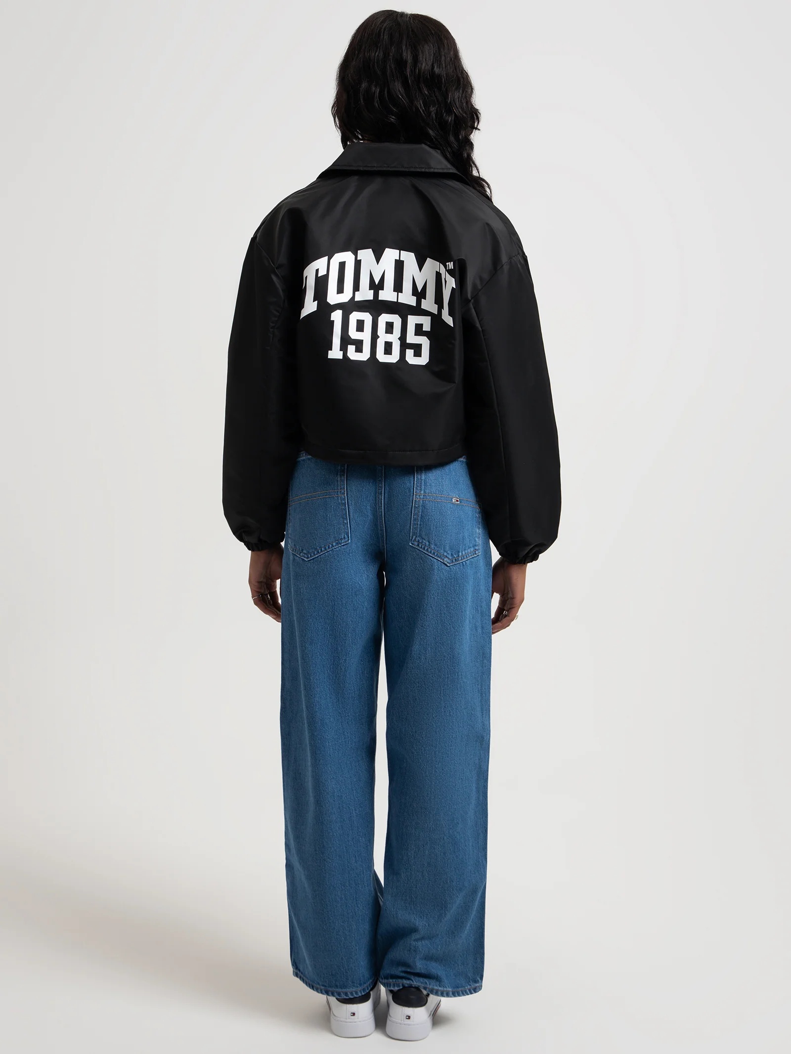 Cropped Coach Jacket - Image 5