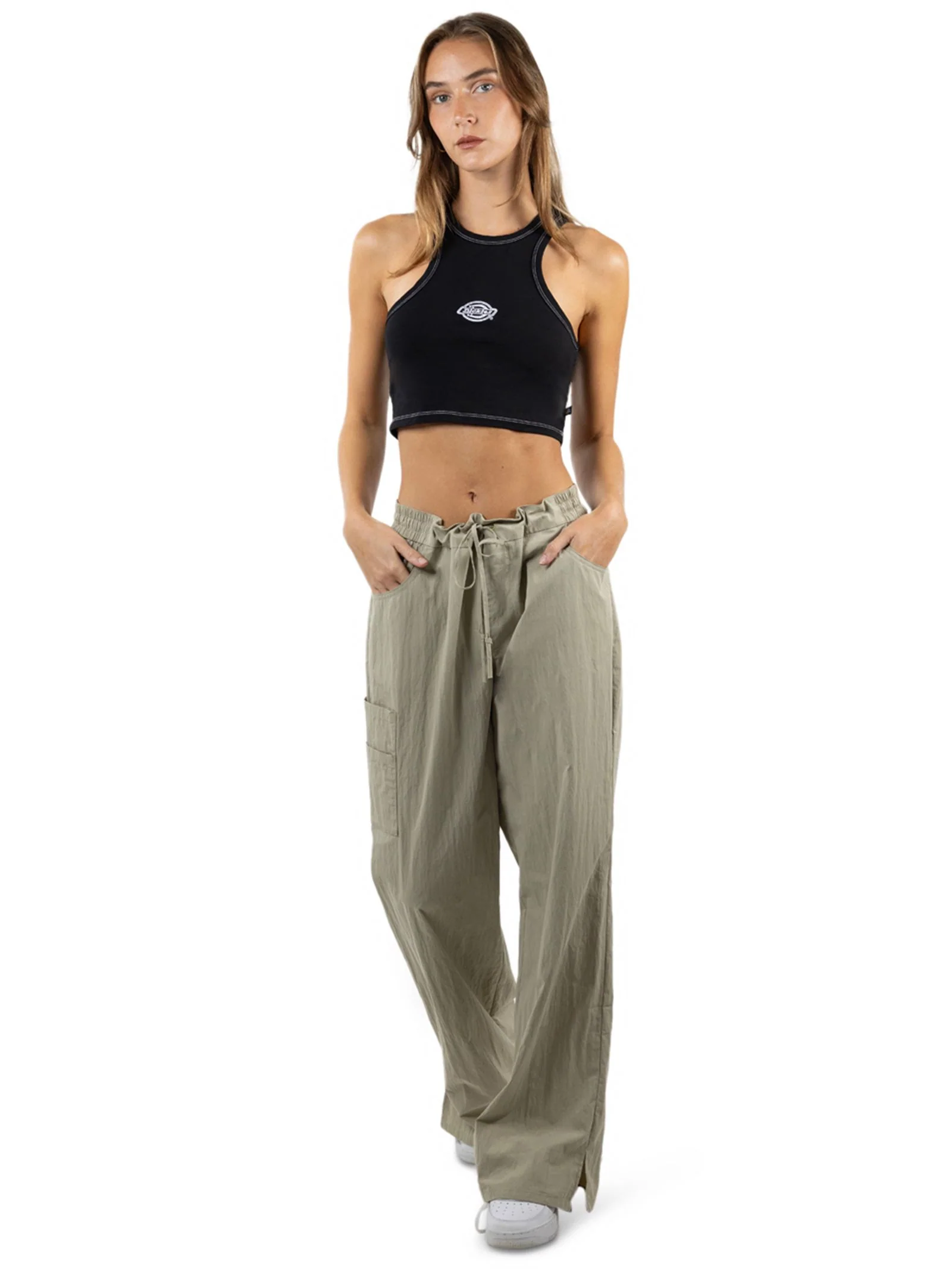 Cropped Racer Front Tank - Image 2