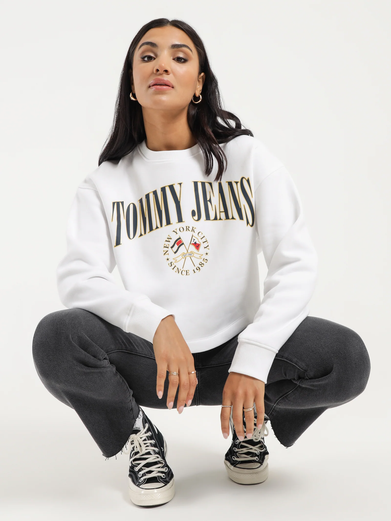 Cropped Relaxed Fit Sweater - Image 2
