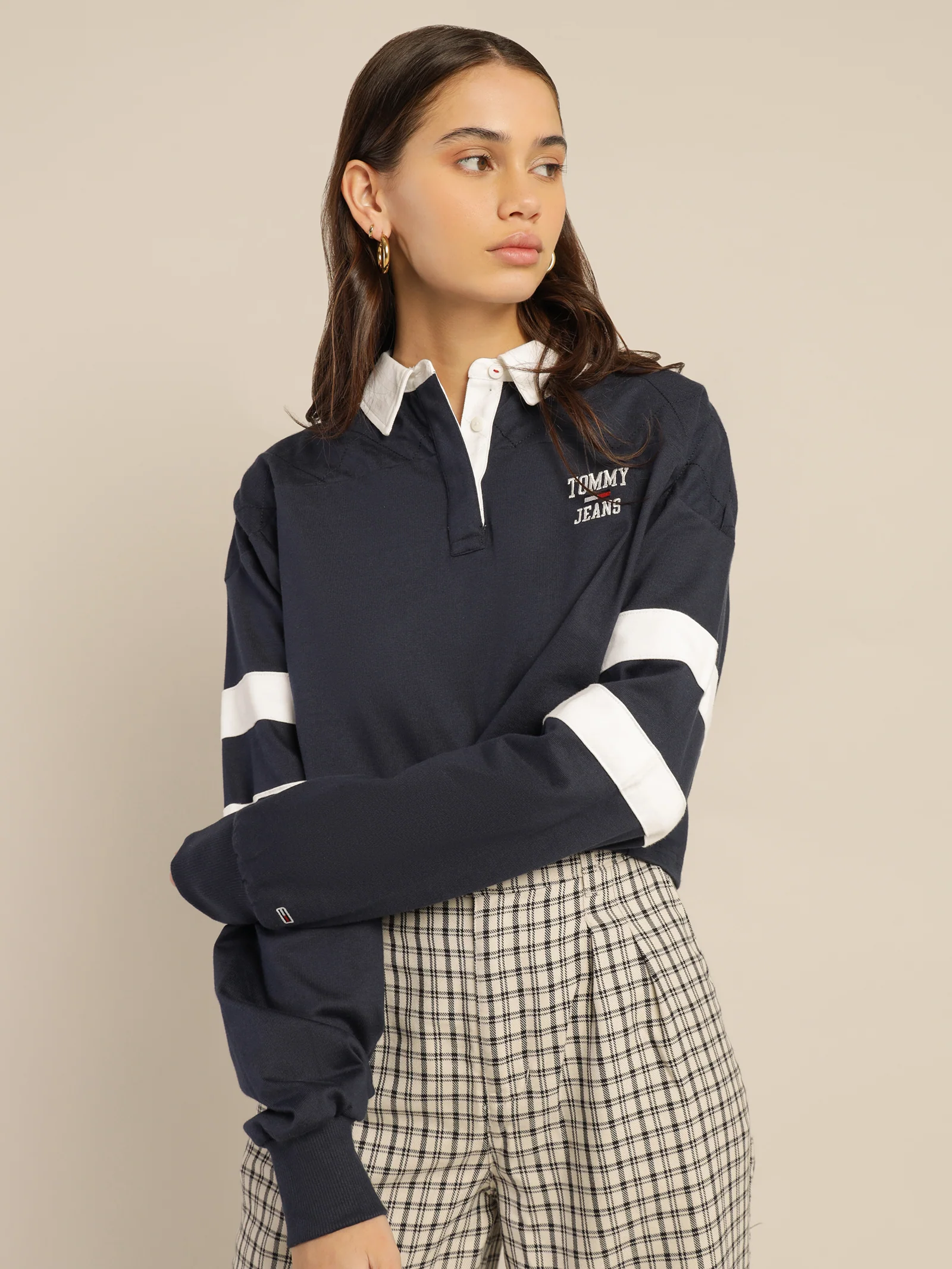 Cropped Rugby Polo Jersey - Image 2