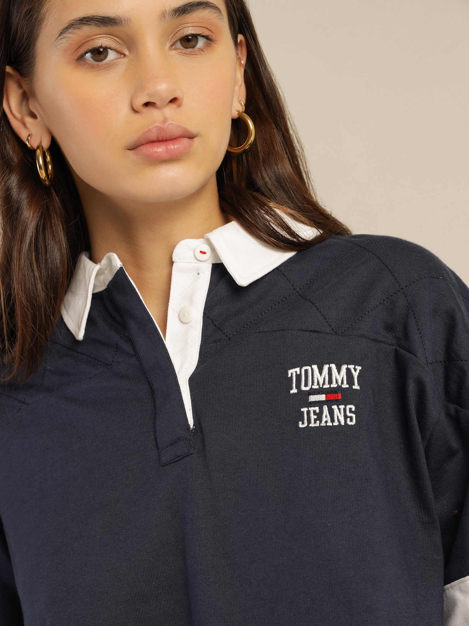 Cropped Rugby Polo Jersey - Image 4