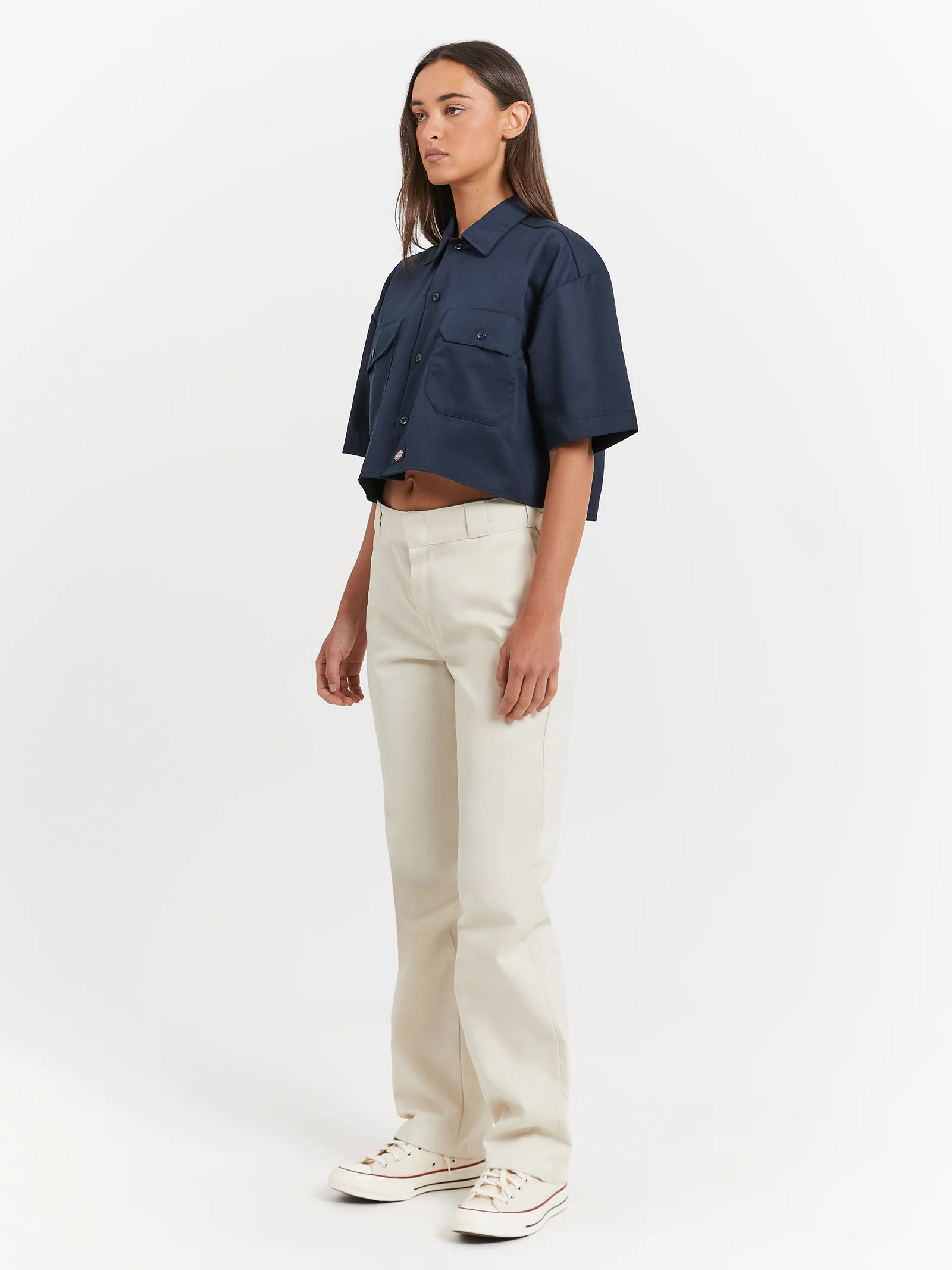 Cropped Work Shirt - Image 4