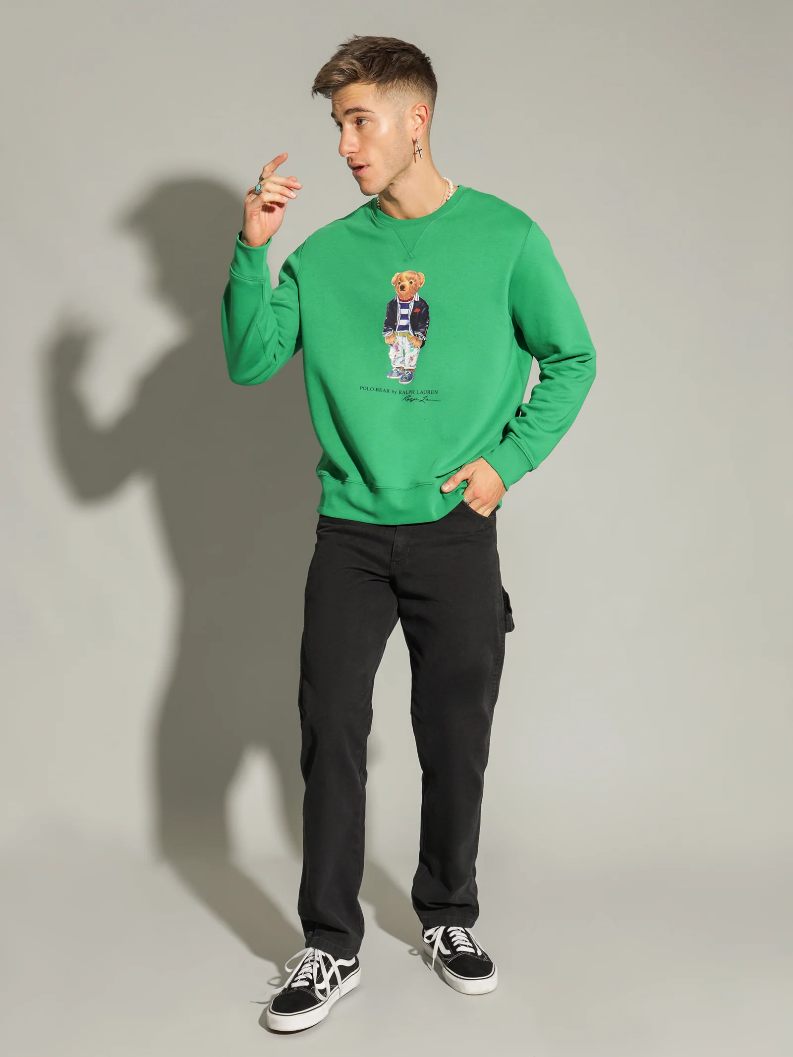 Cruise Bear Crew Sweater - Image 4