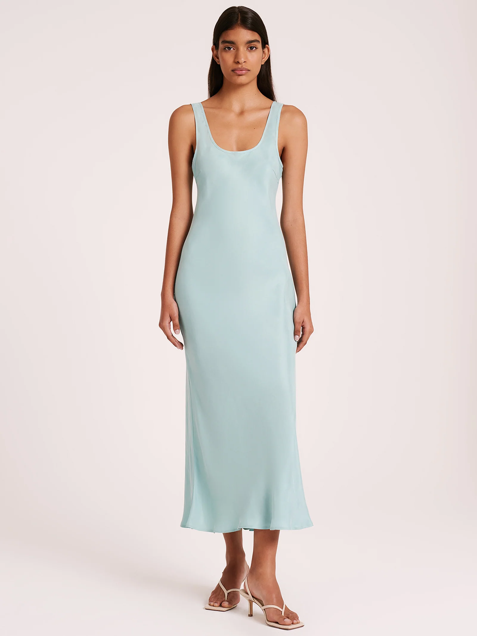Cupro Slip Dress - Image 3