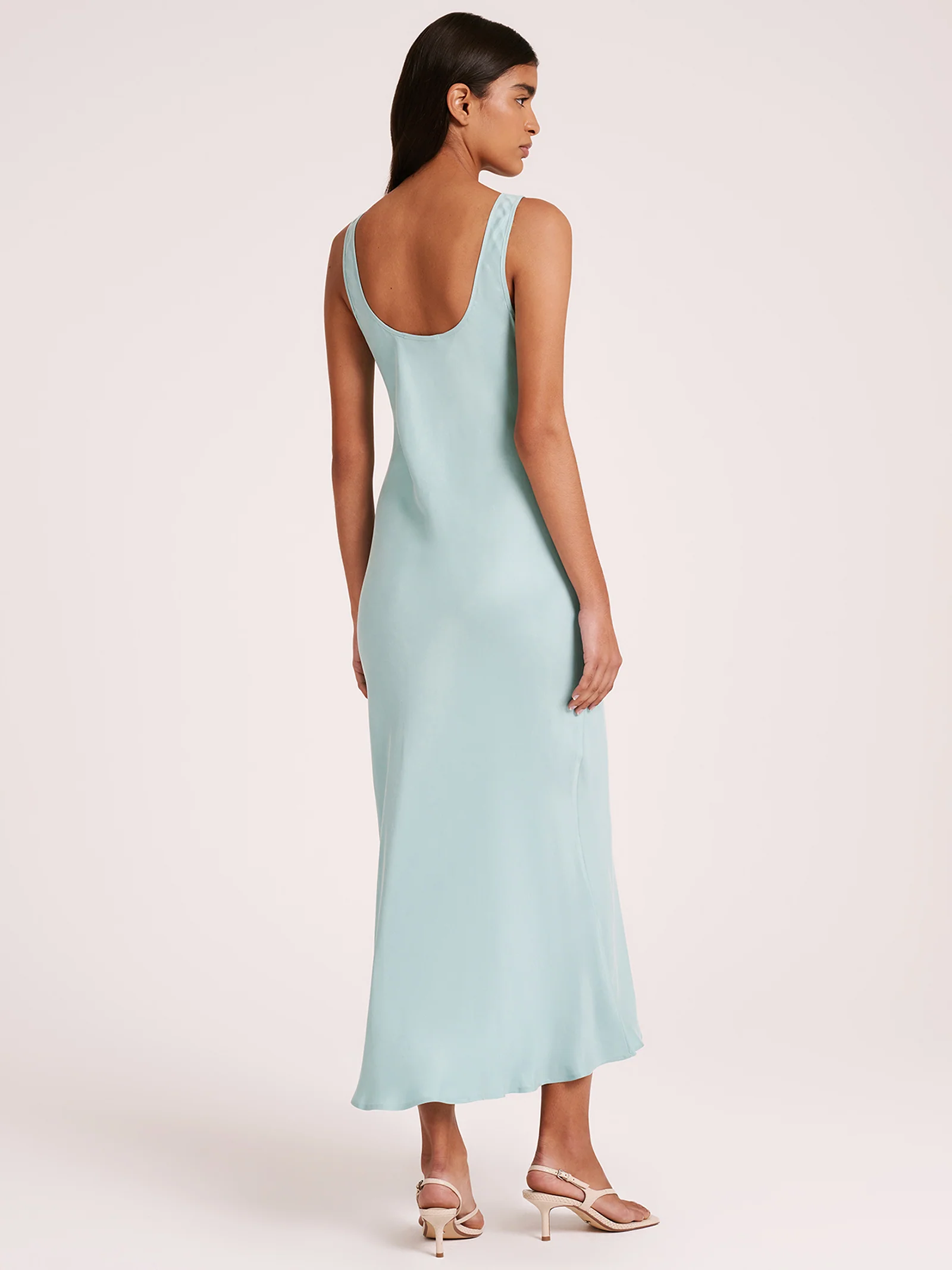 Cupro Slip Dress - Image 4
