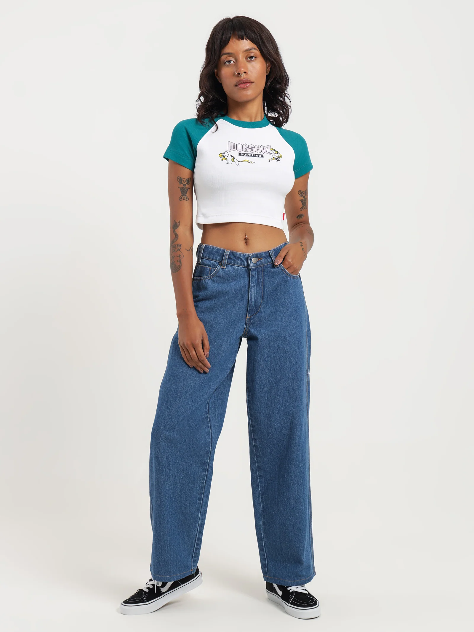 Curiosity Raglan Micro T-Shirt - Image 3
