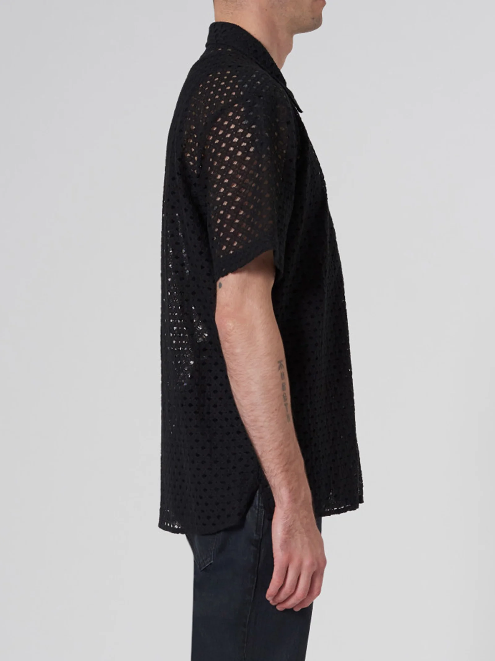Curtis Short Sleeve Broderie Shirt - Image 2
