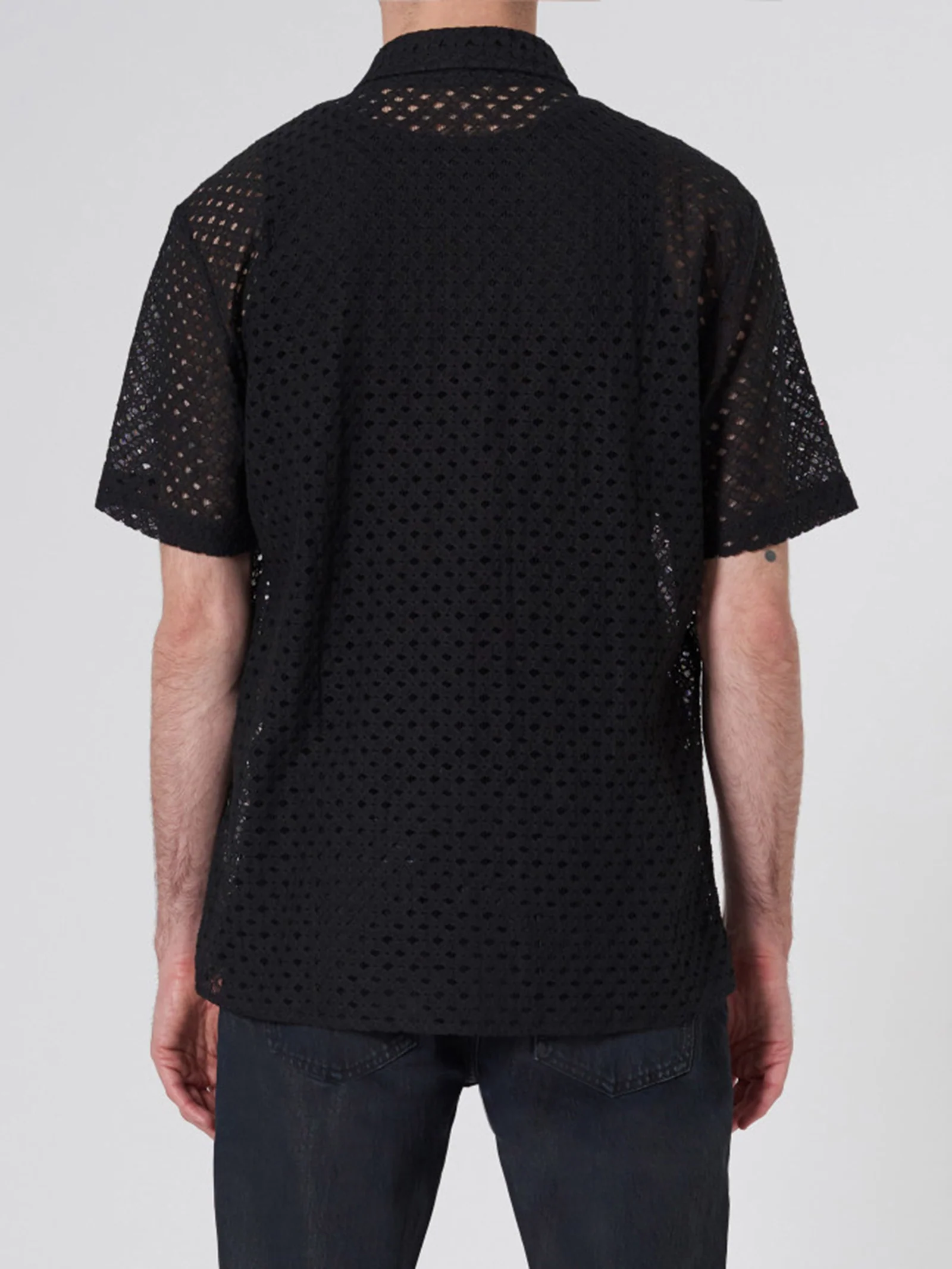 Curtis Short Sleeve Broderie Shirt - Image 3