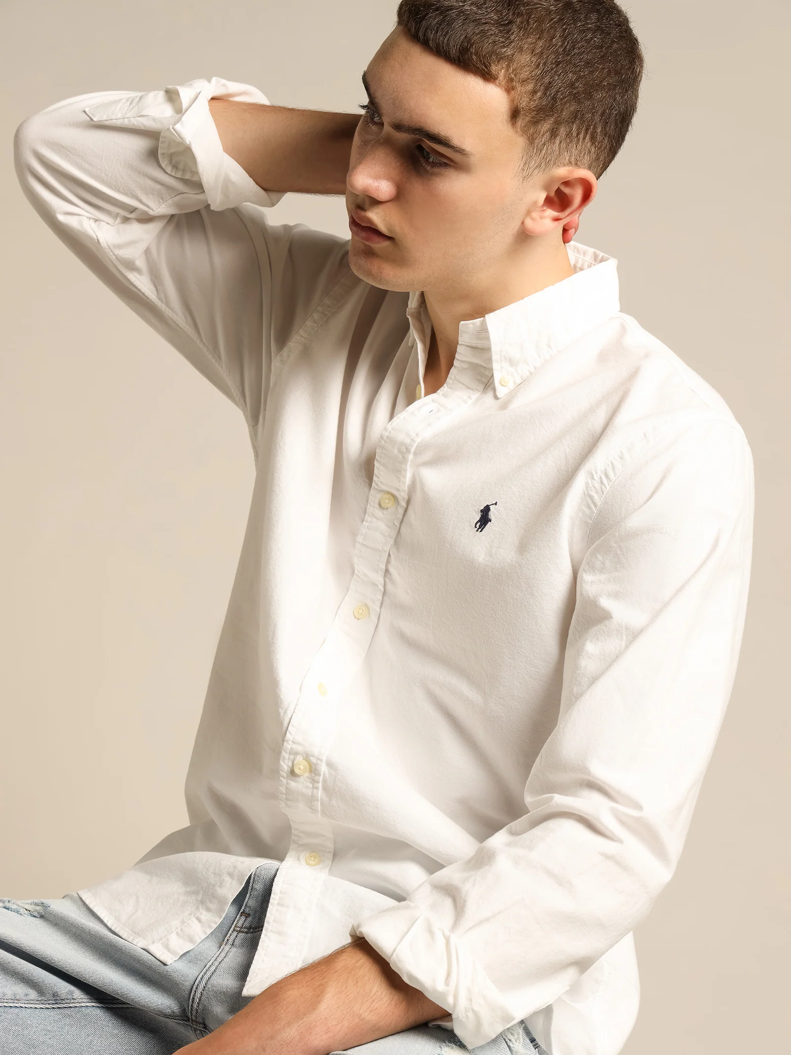 Custom Fit Oxford Shirt - Image 4