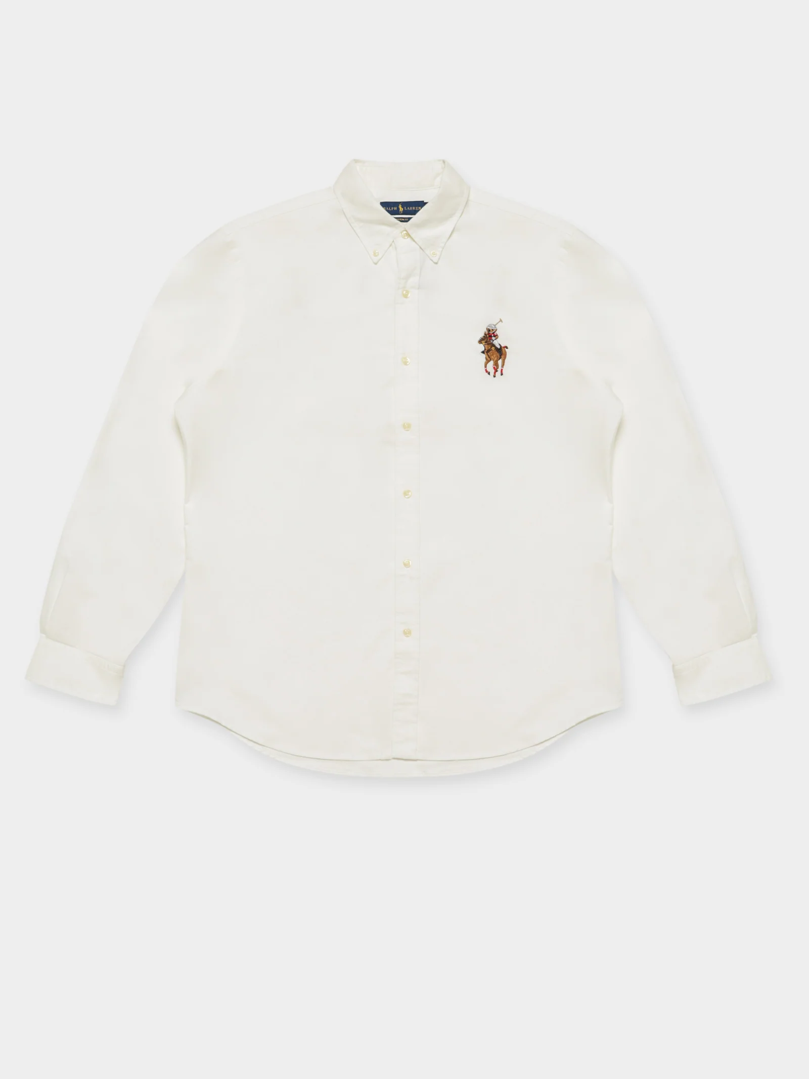 Custom-Fit Polo Bear Oxford Shirt - Image 6