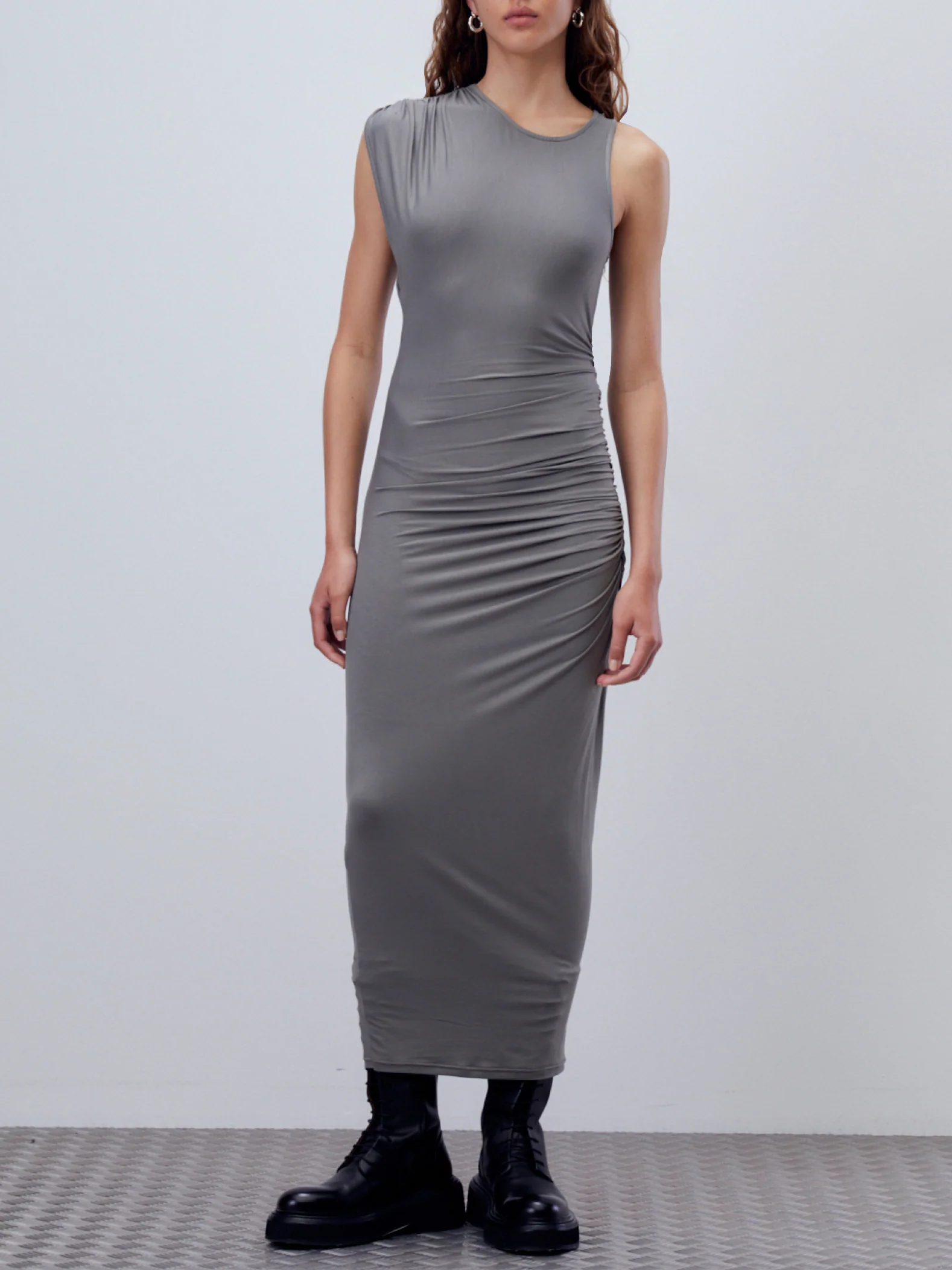 Cyndall Jersey Midi Dress - Image 6