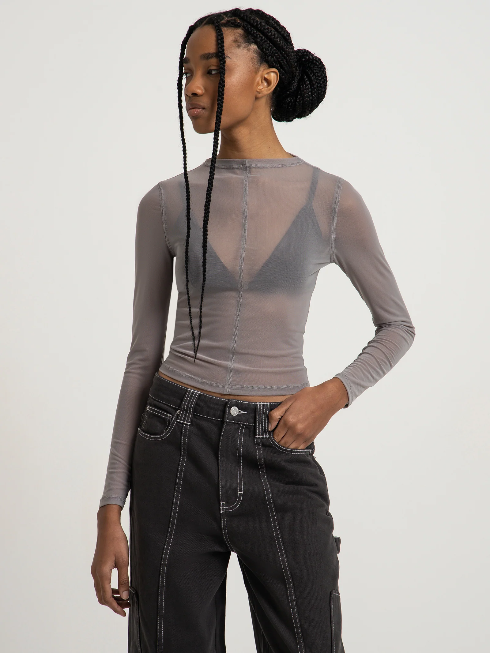 Cyrus Mesh Top