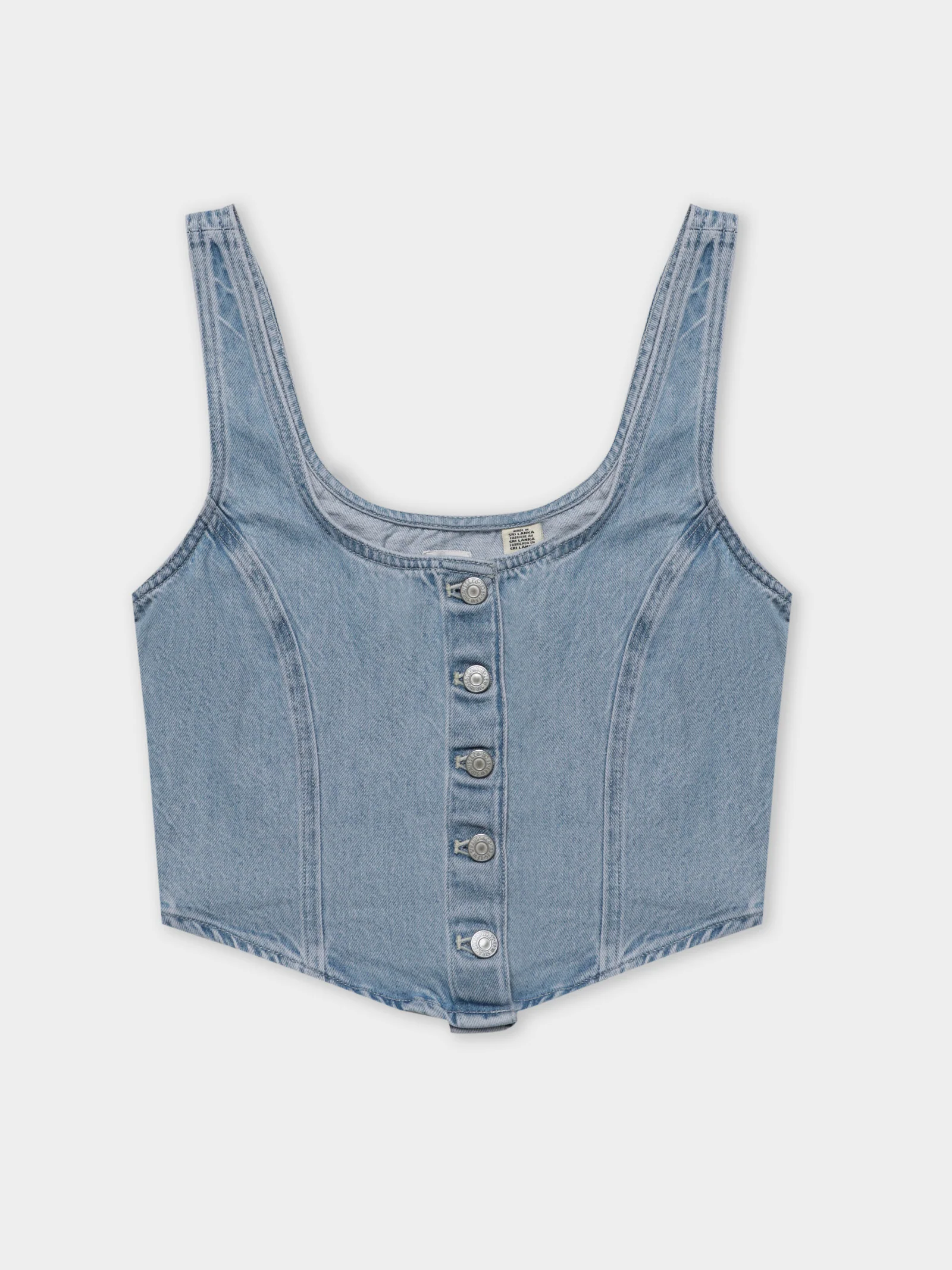Dani Denim Corset Top - Image 7