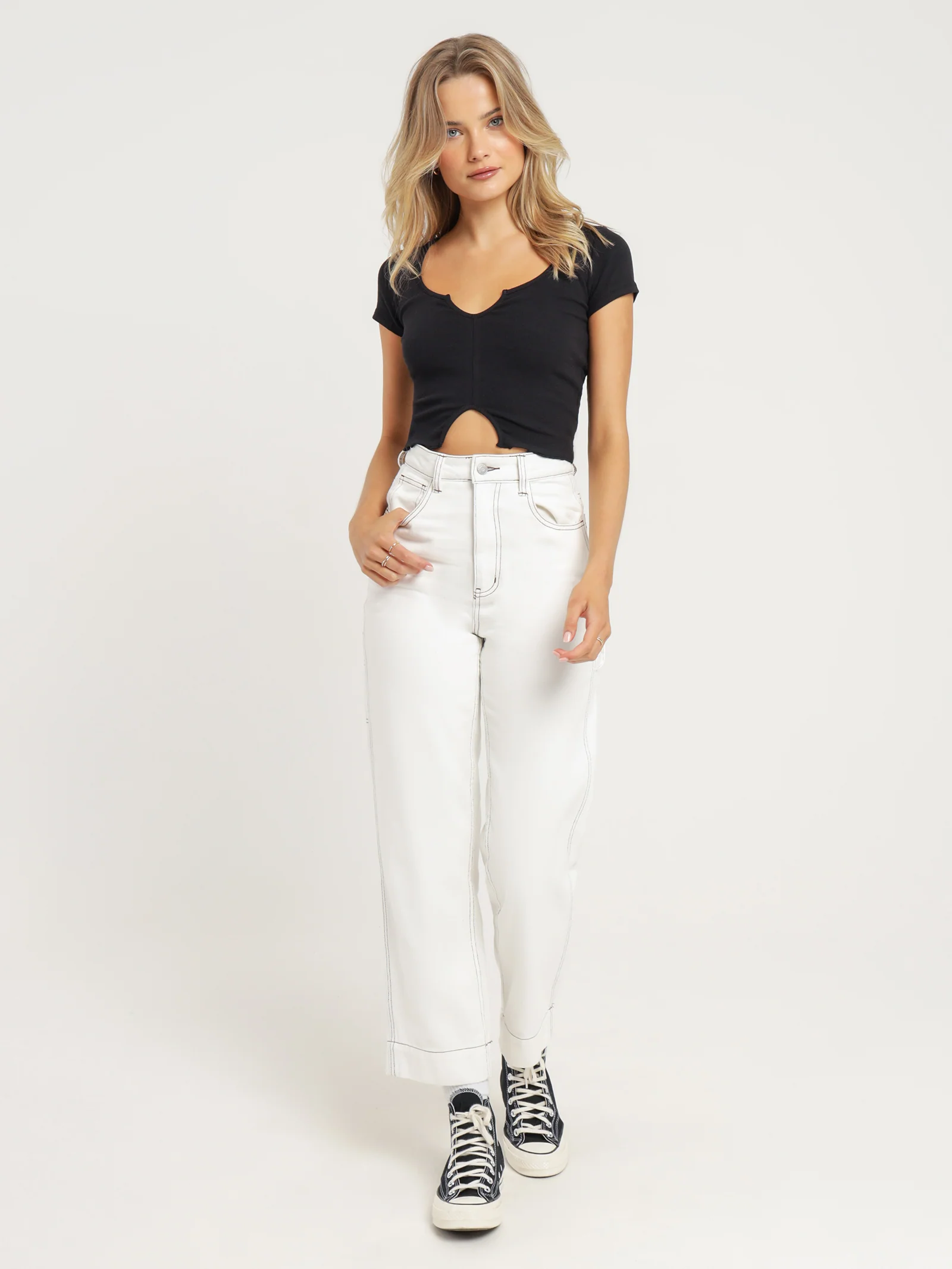 Danica Double Notch T-Shirt - Image 4