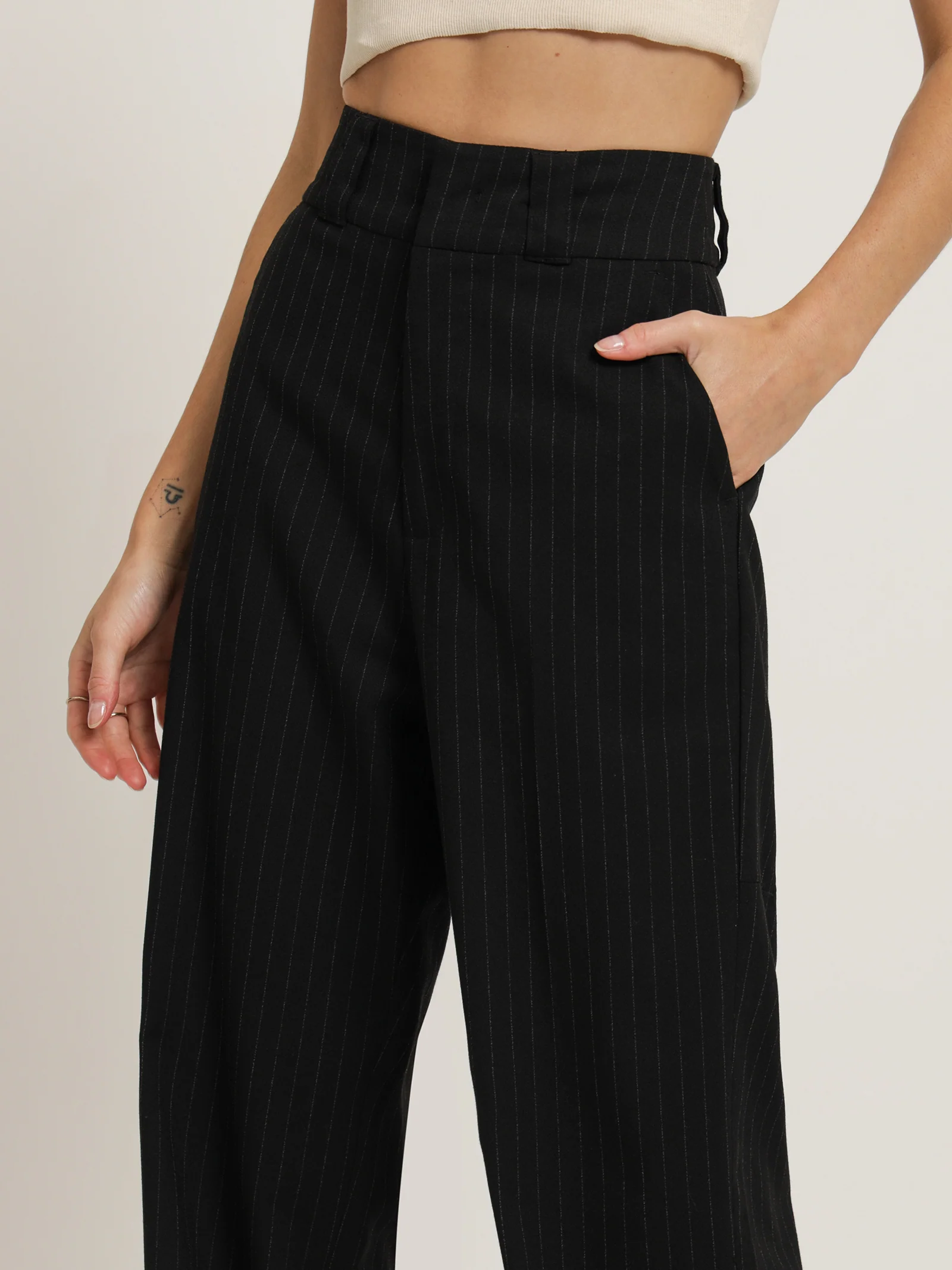 Danny Pinstripe Pants - Image 4