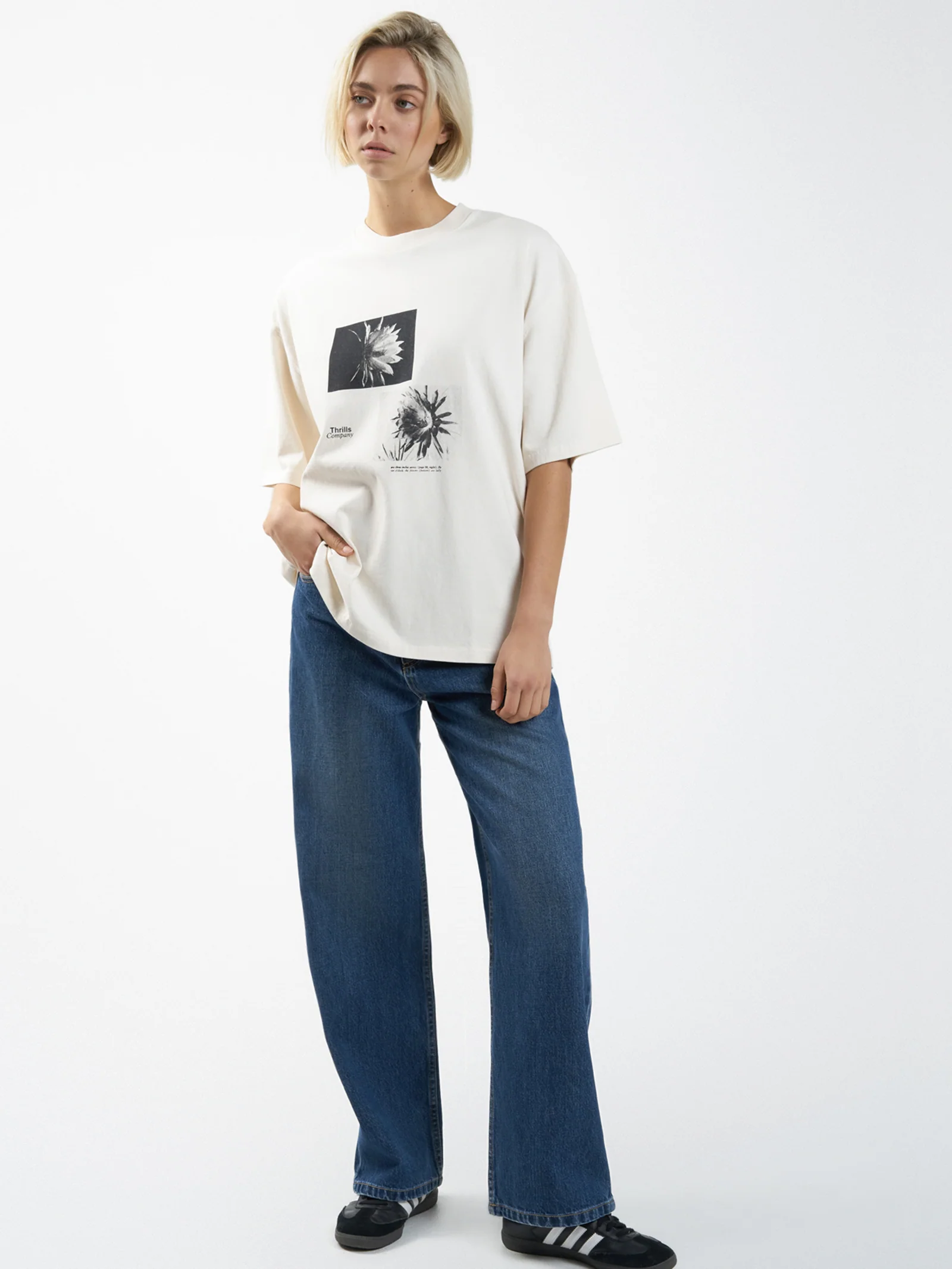 Dark Lily Oversized T-Shirt - Image 2