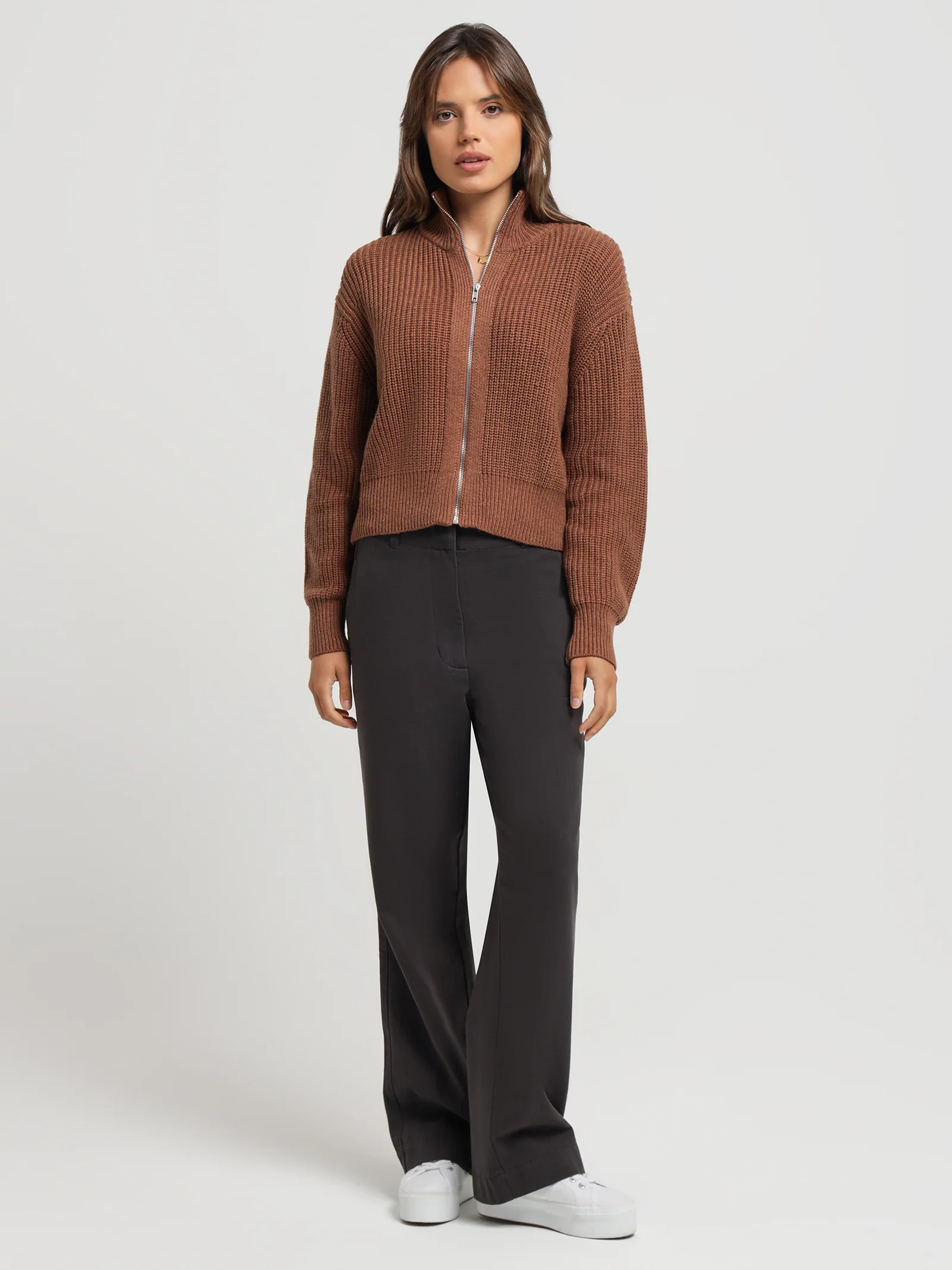Delmar Zip Front Knit - Image 2