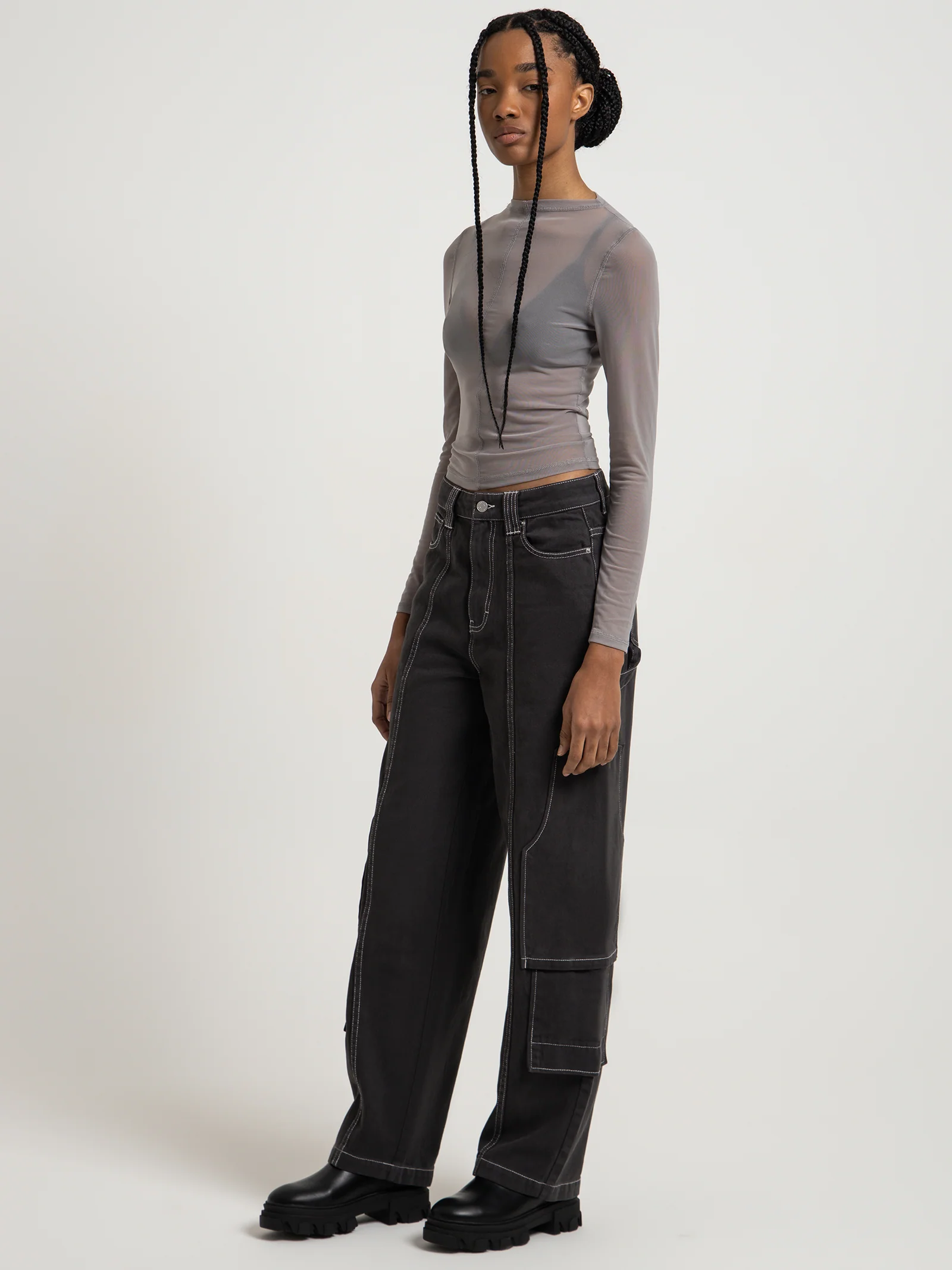 Delta Mid Rise Cargo Pants - Image 4
