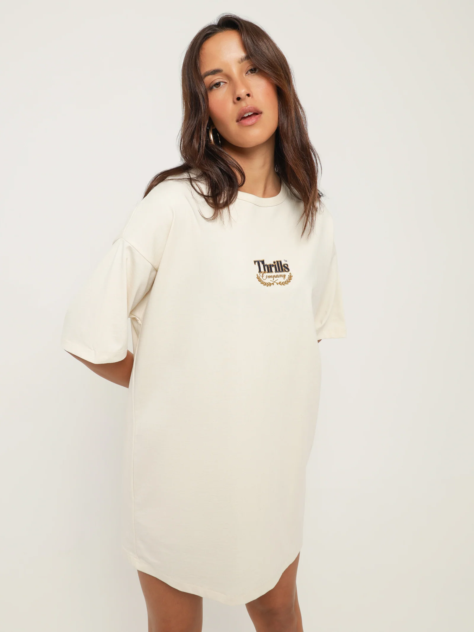 Deluxe Box Fit T-Shirt Dress - Image 3
