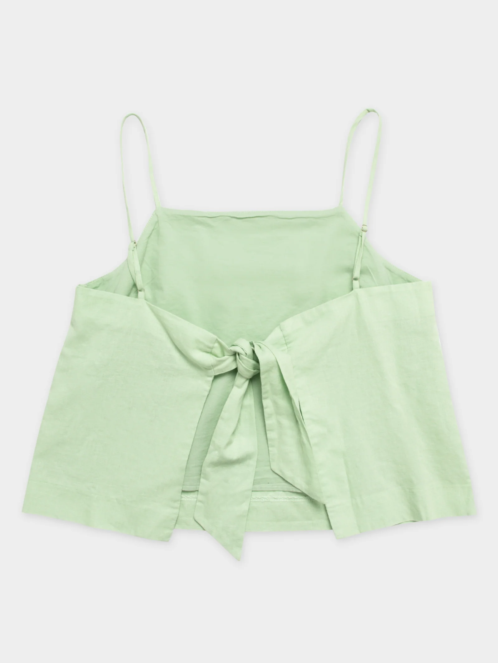 Demi Linen Tie Back Top - Image 2
