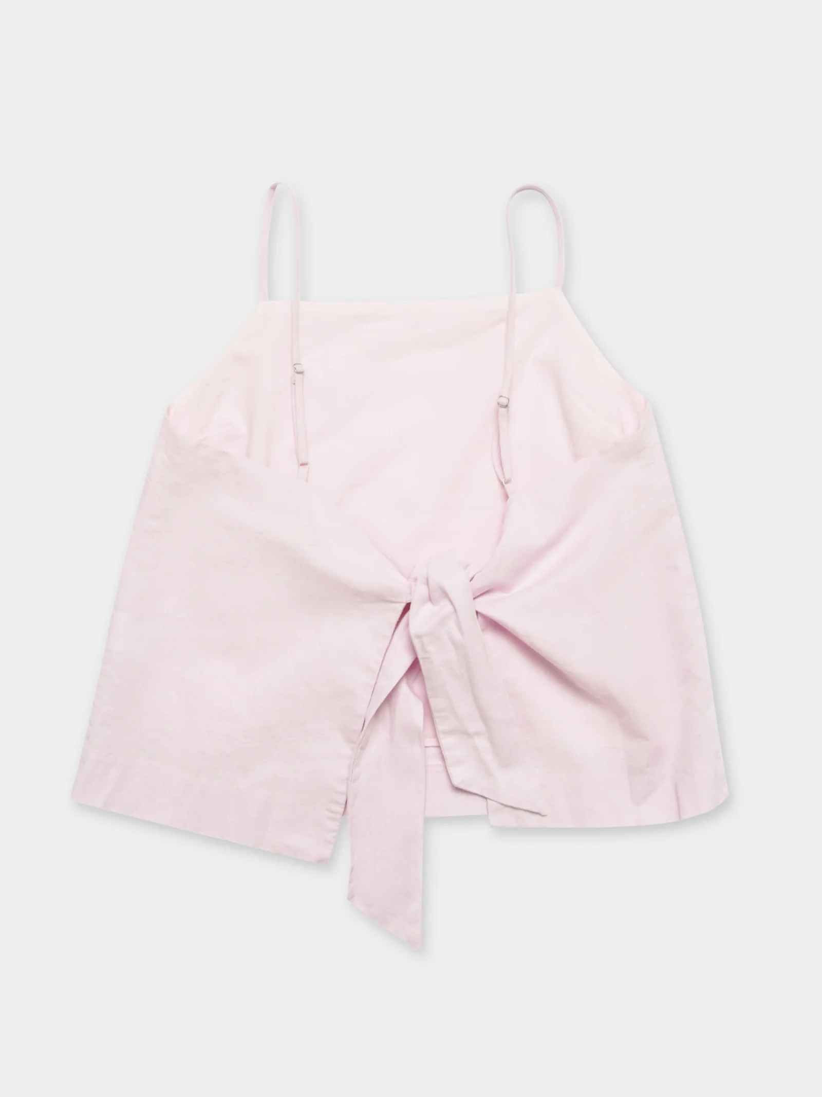 Demi Linen Tie Back Top - Image 2