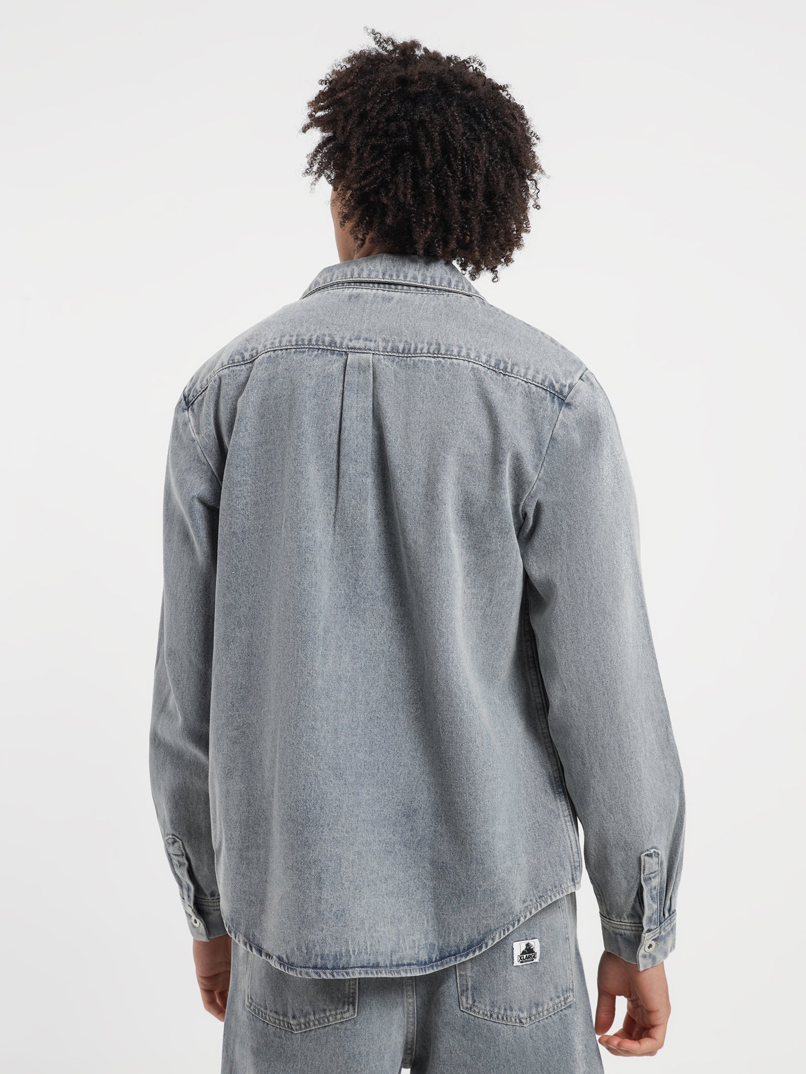 Denim LS Work Shirt - Image 6