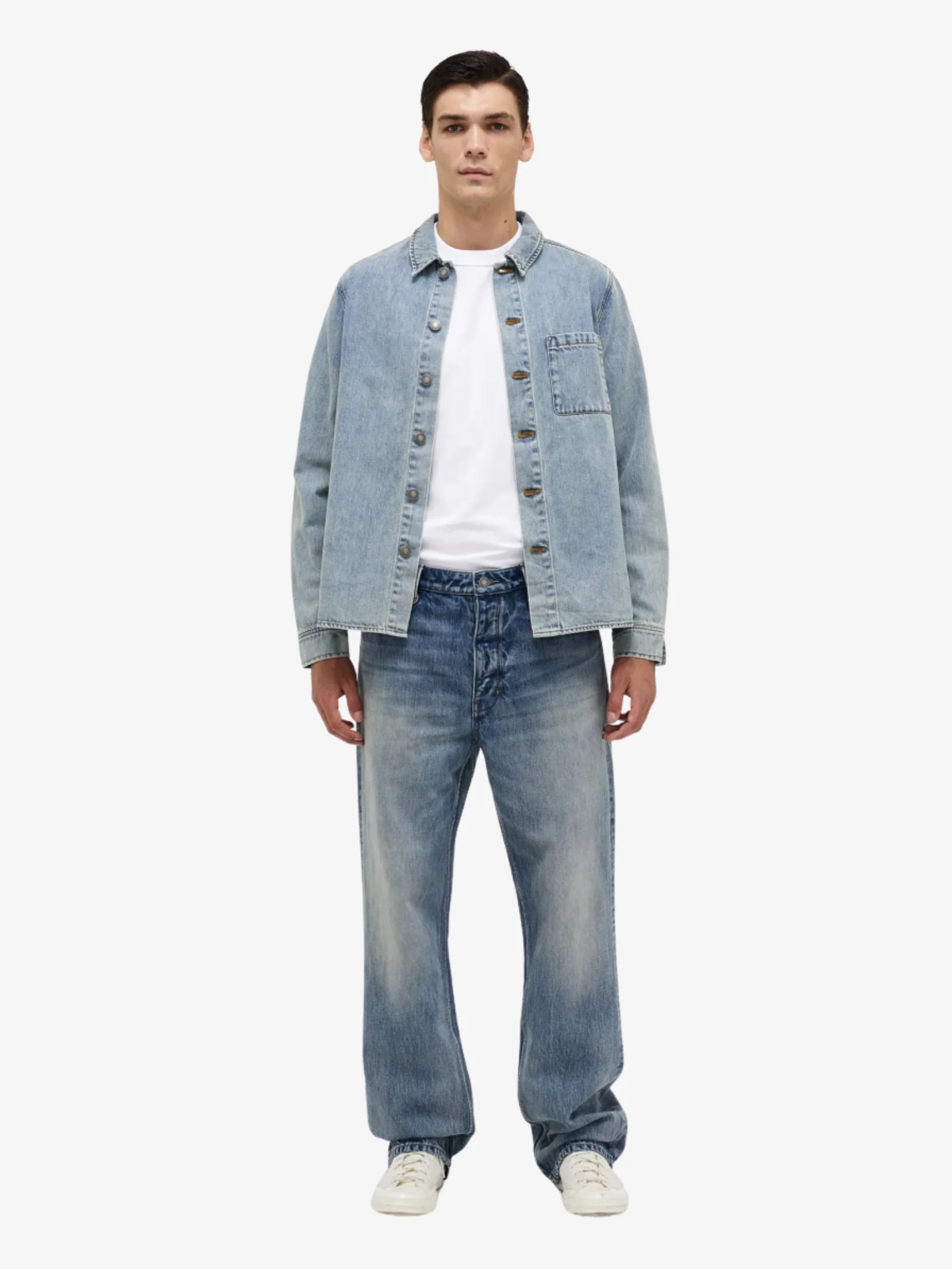Denim Over Shirt