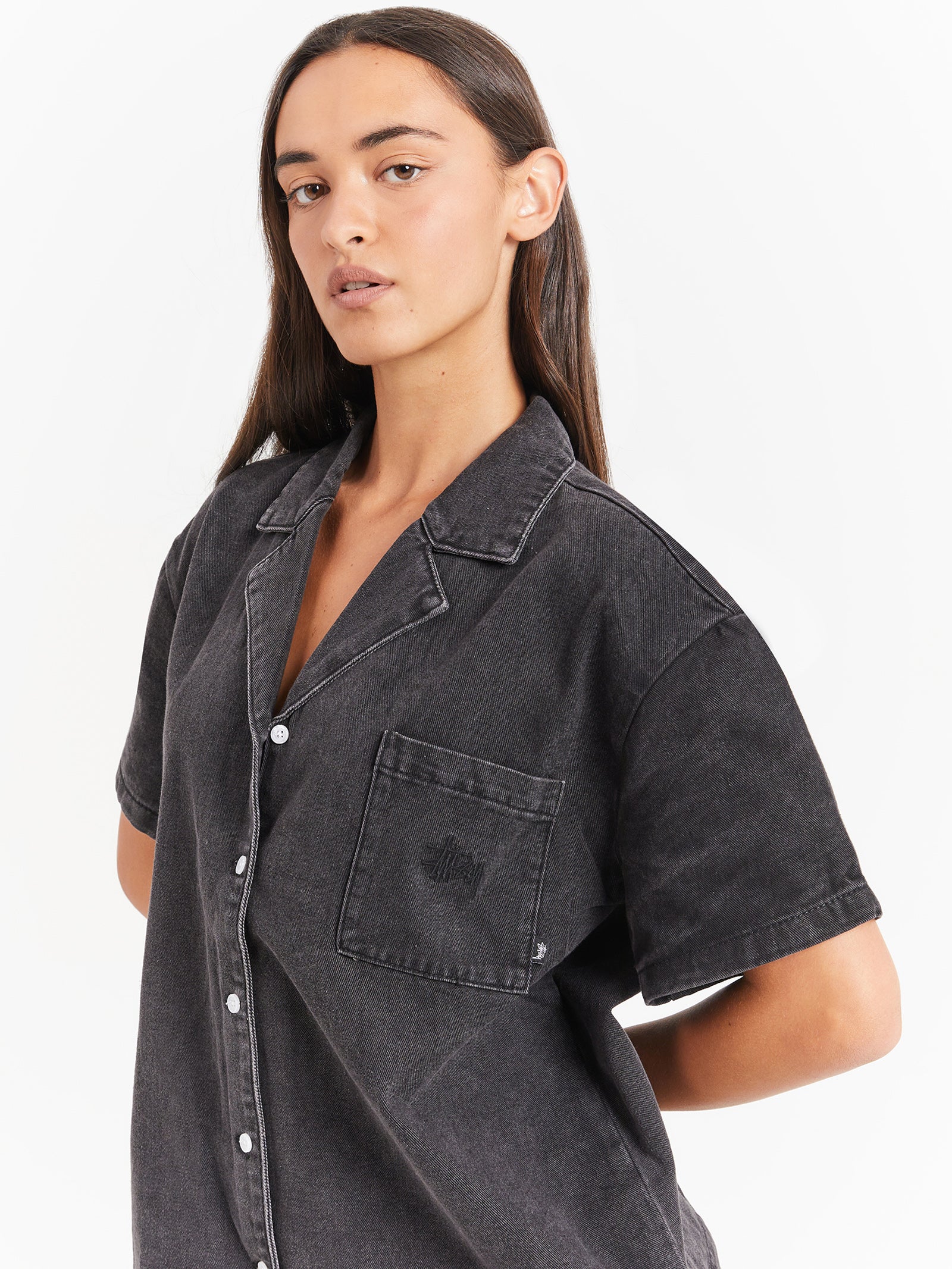 Denim Oversized Shirt - Image 3