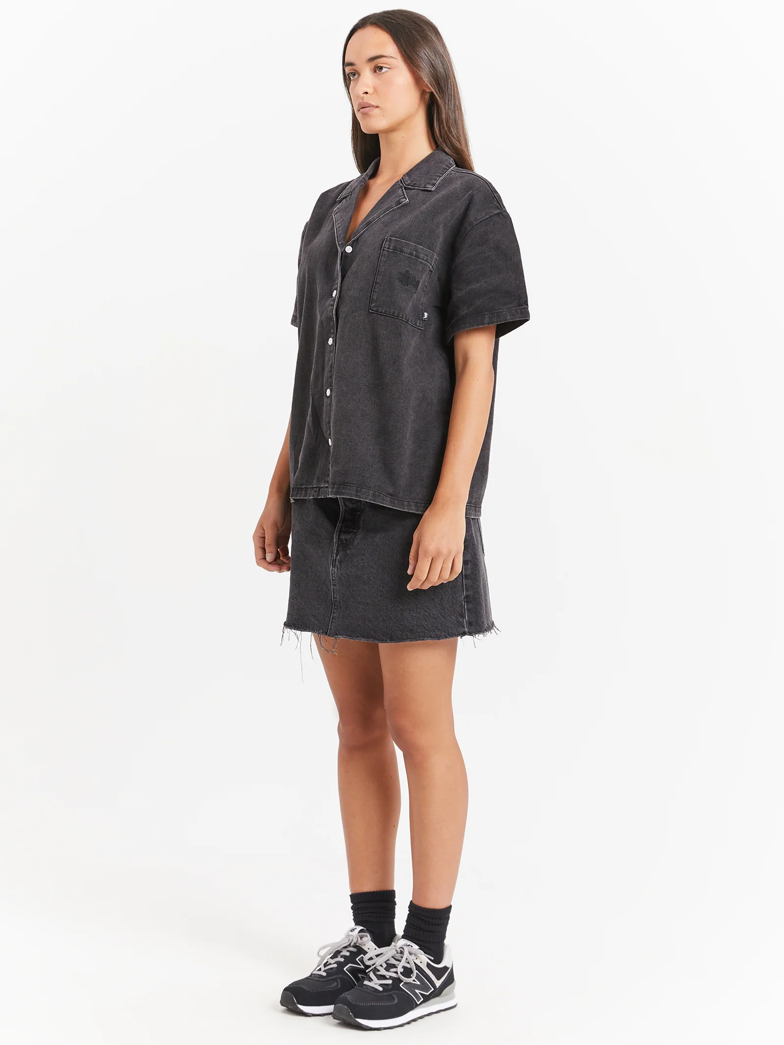 Denim Oversized Shirt - Image 4