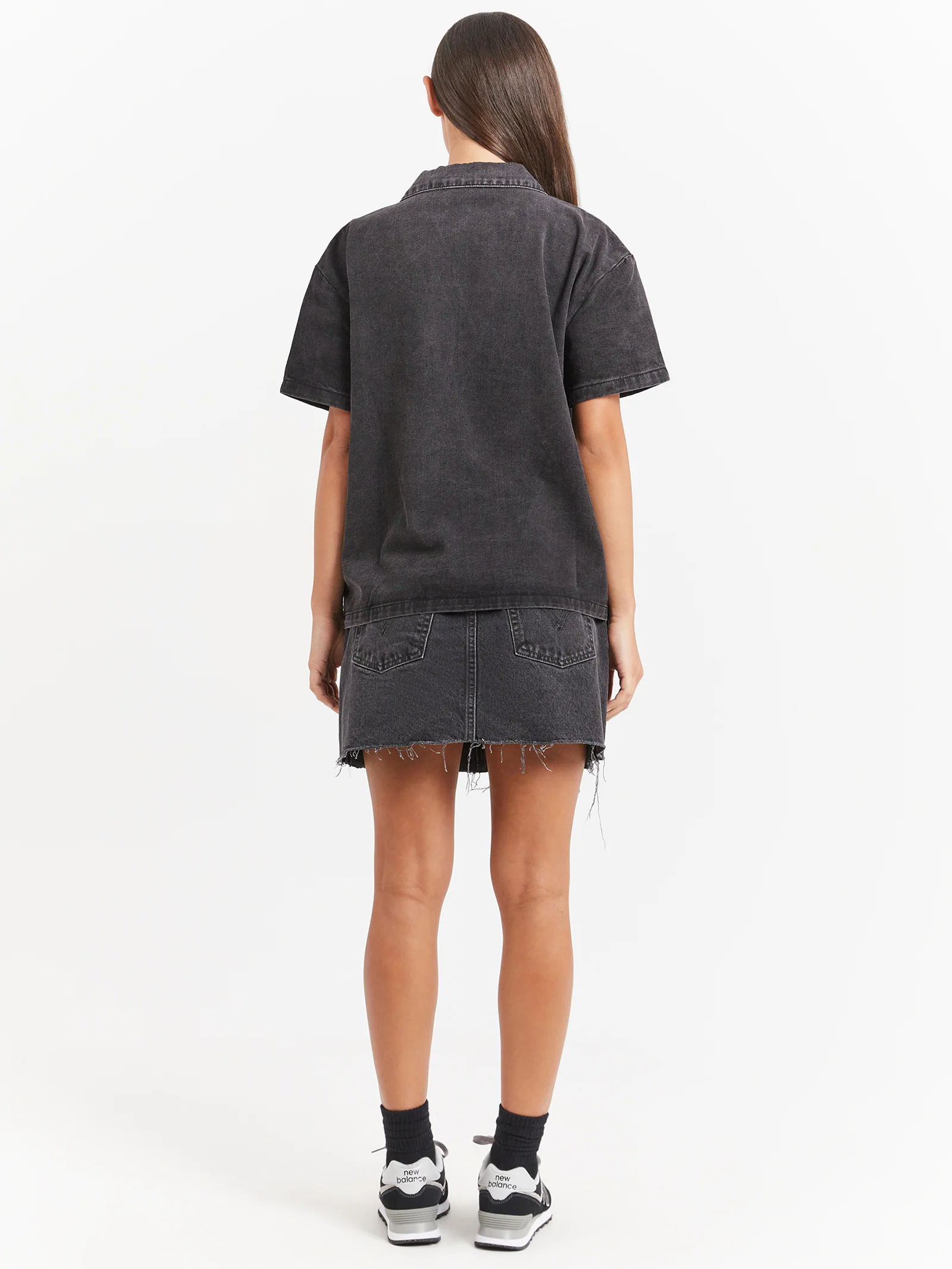 Denim Oversized Shirt - Image 5