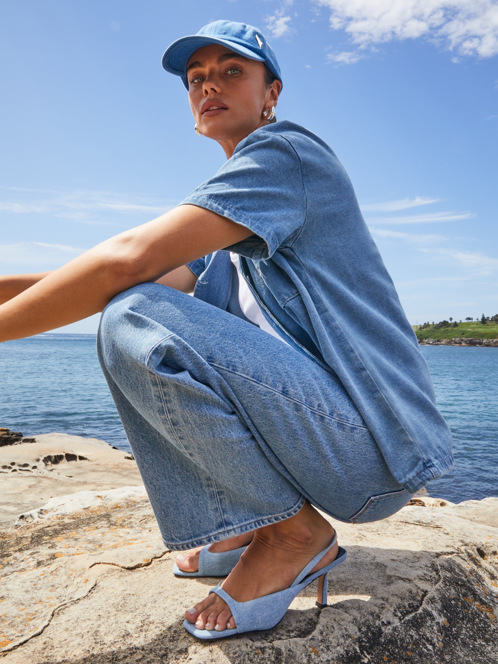 Denim Oversized Shirt - Image 2