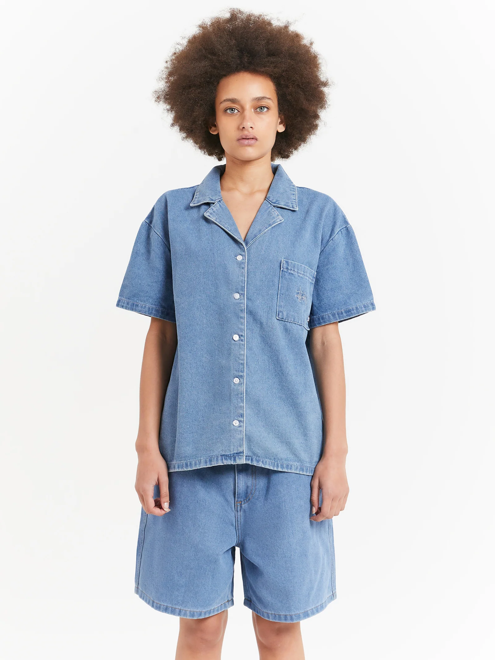 Denim Oversized Shirt - Image 3