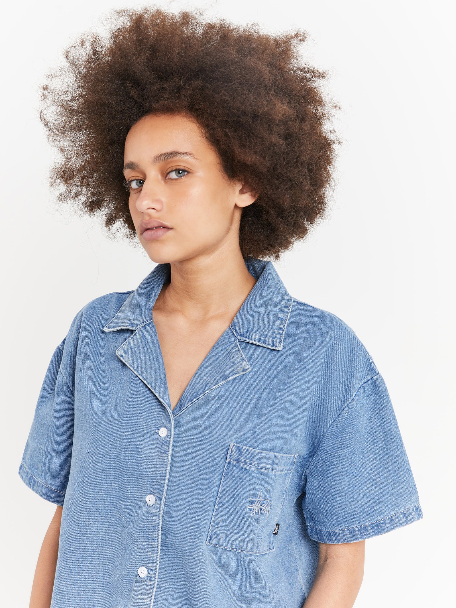 Denim Oversized Shirt - Image 5