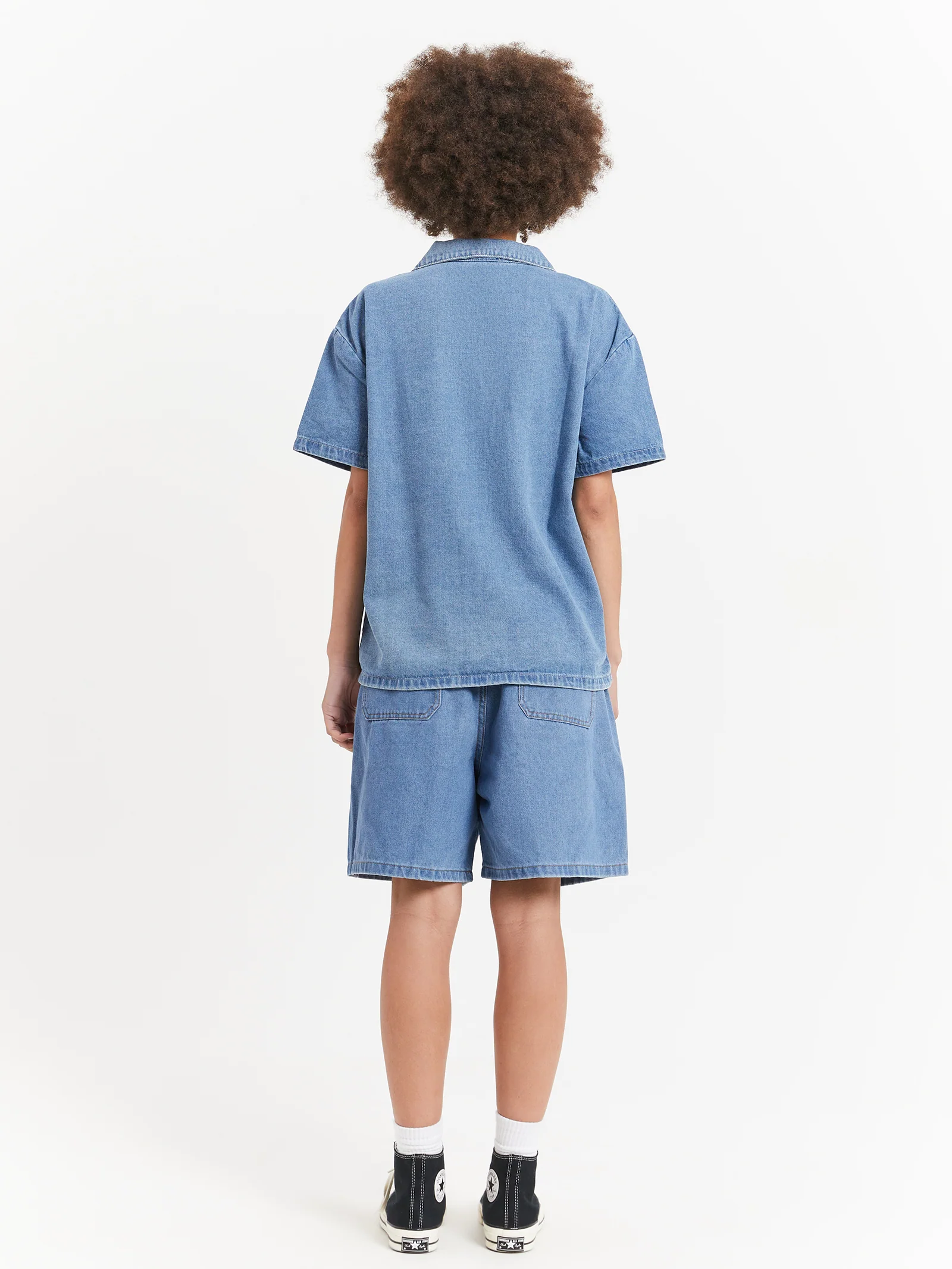Denim Oversized Shirt - Image 7