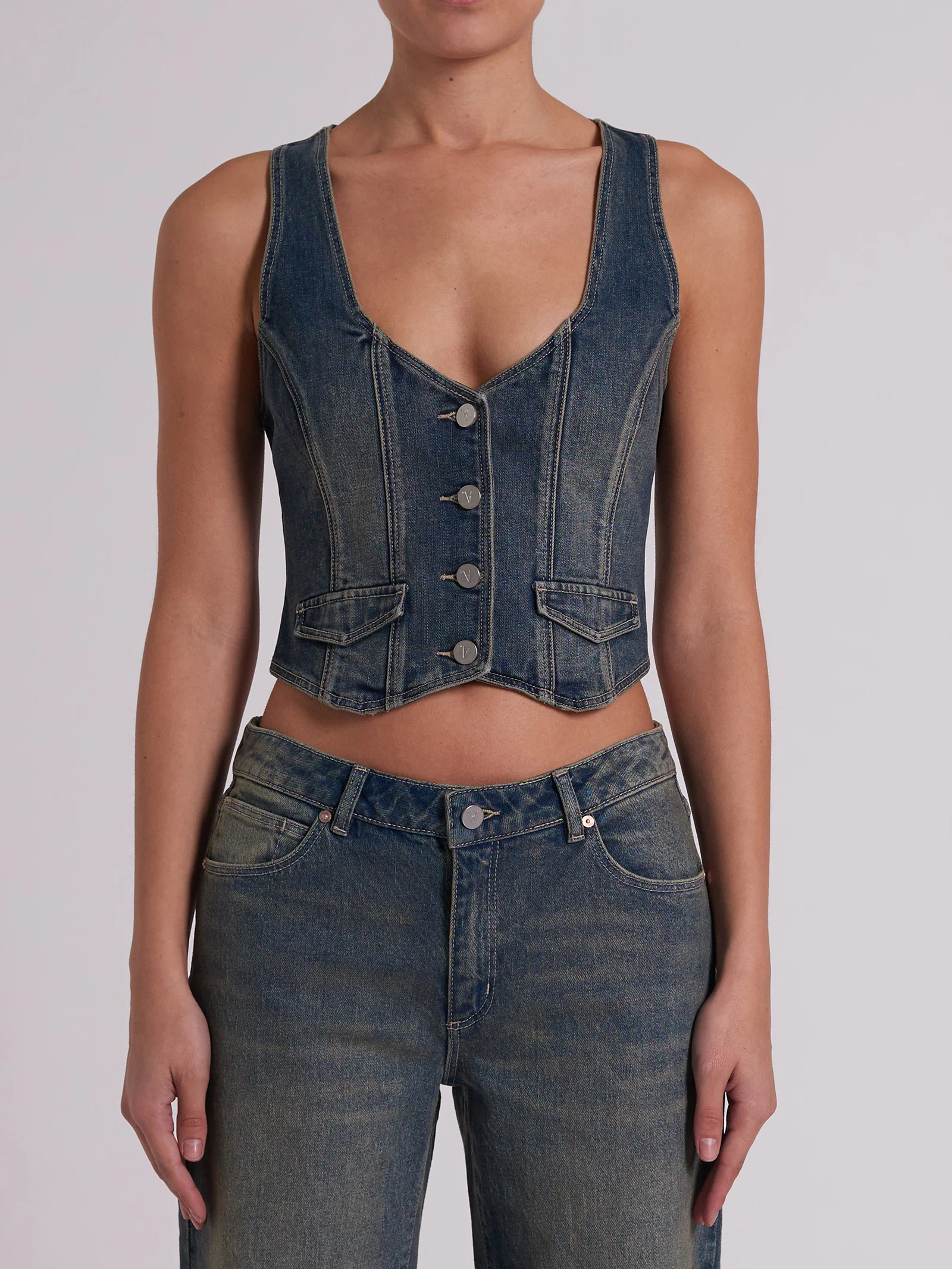 Denim Vest Zola - Image 4
