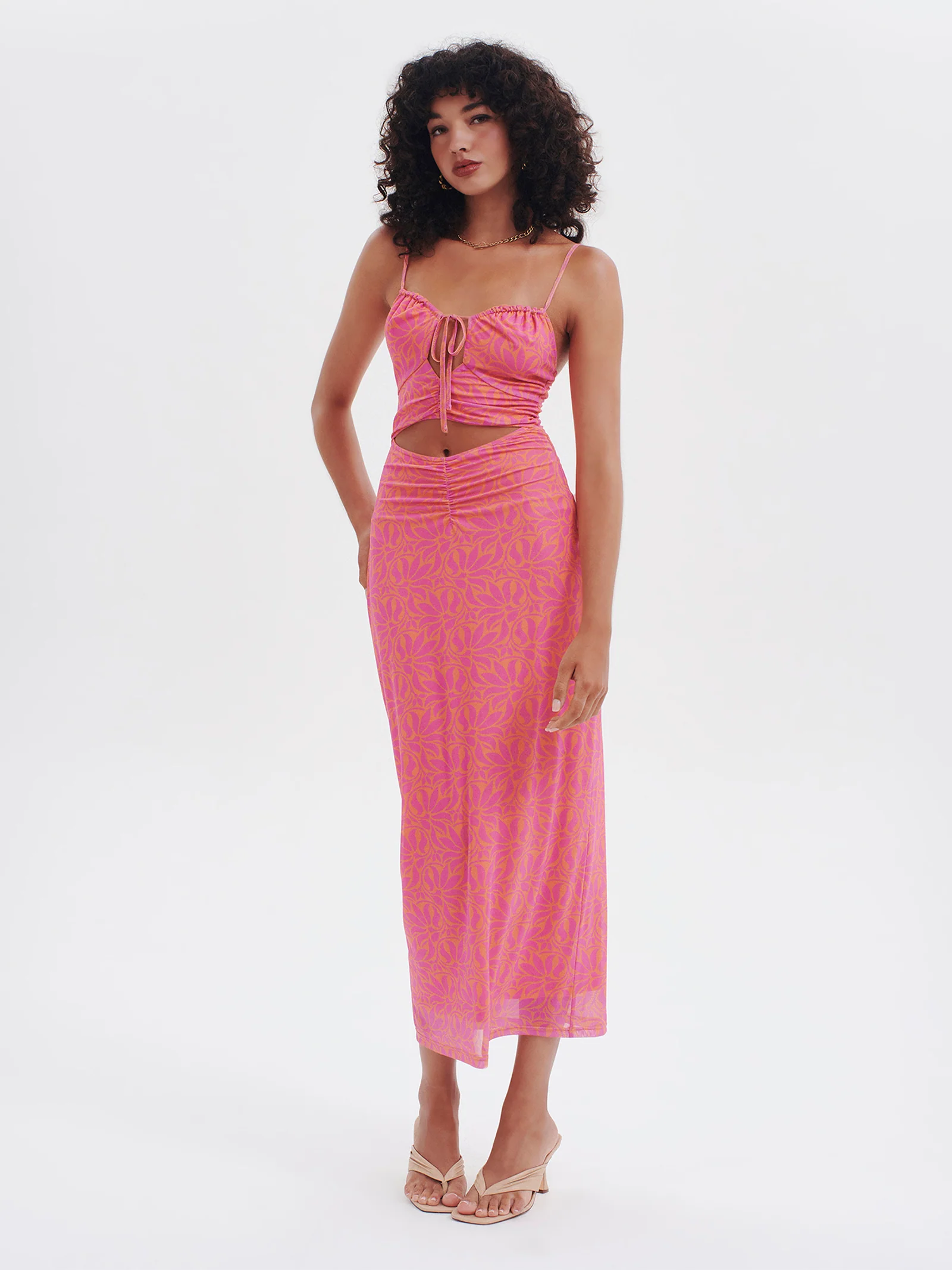 Desire Mesh Midi Dress - Image 2