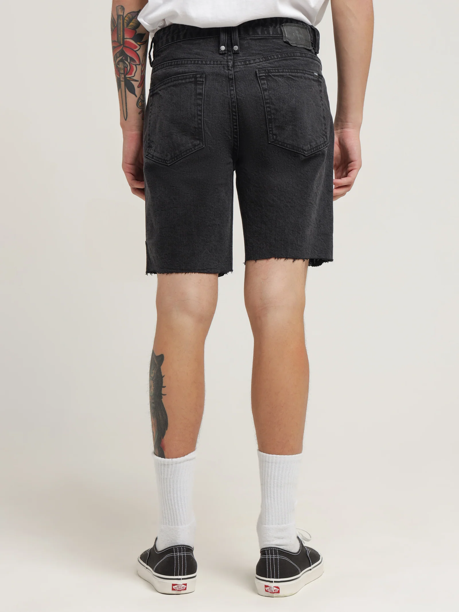 Destroyed Bones Denim Shorts - Image 6