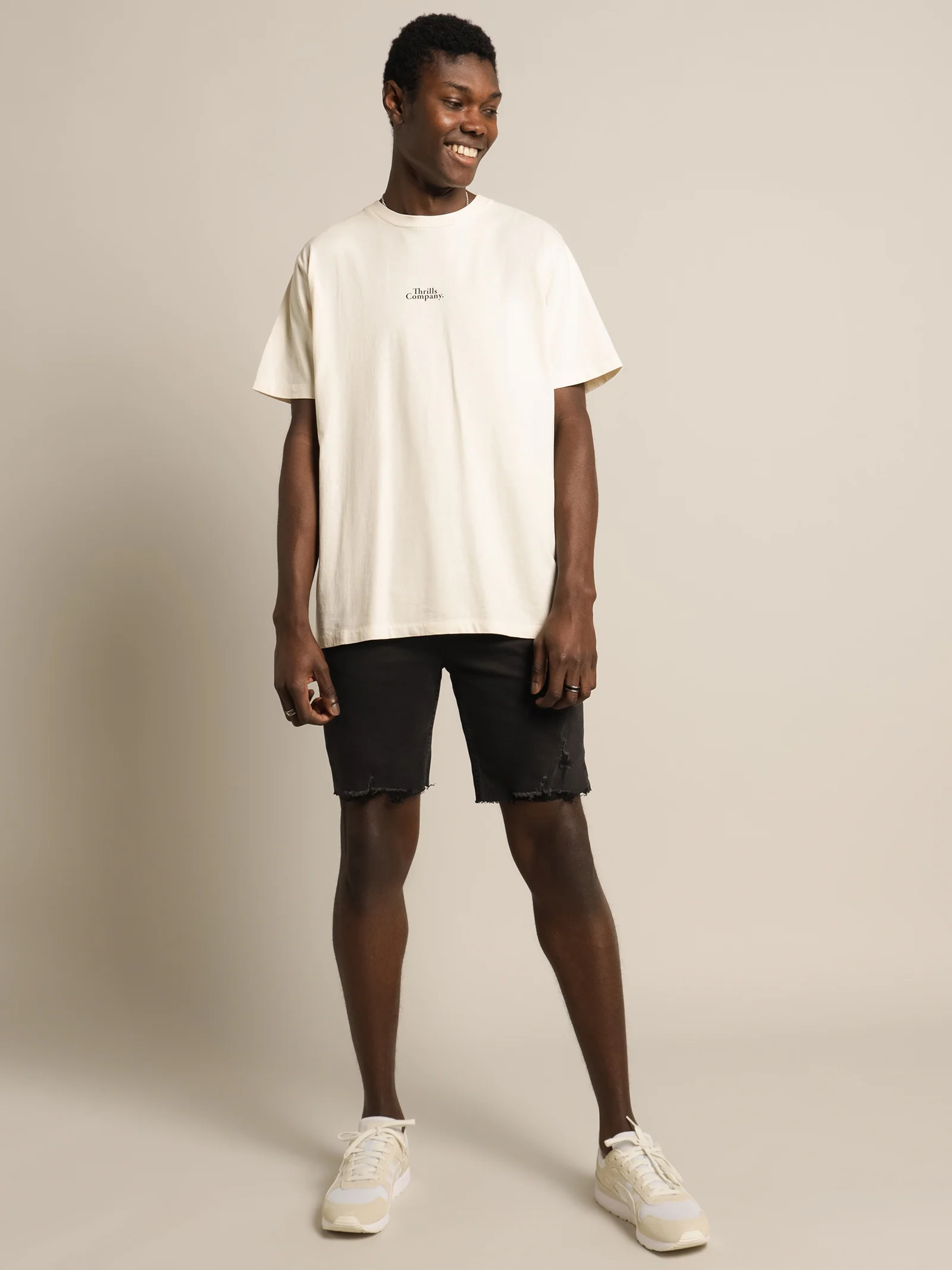 Destroyed Bones Denim Shorts - Image 4