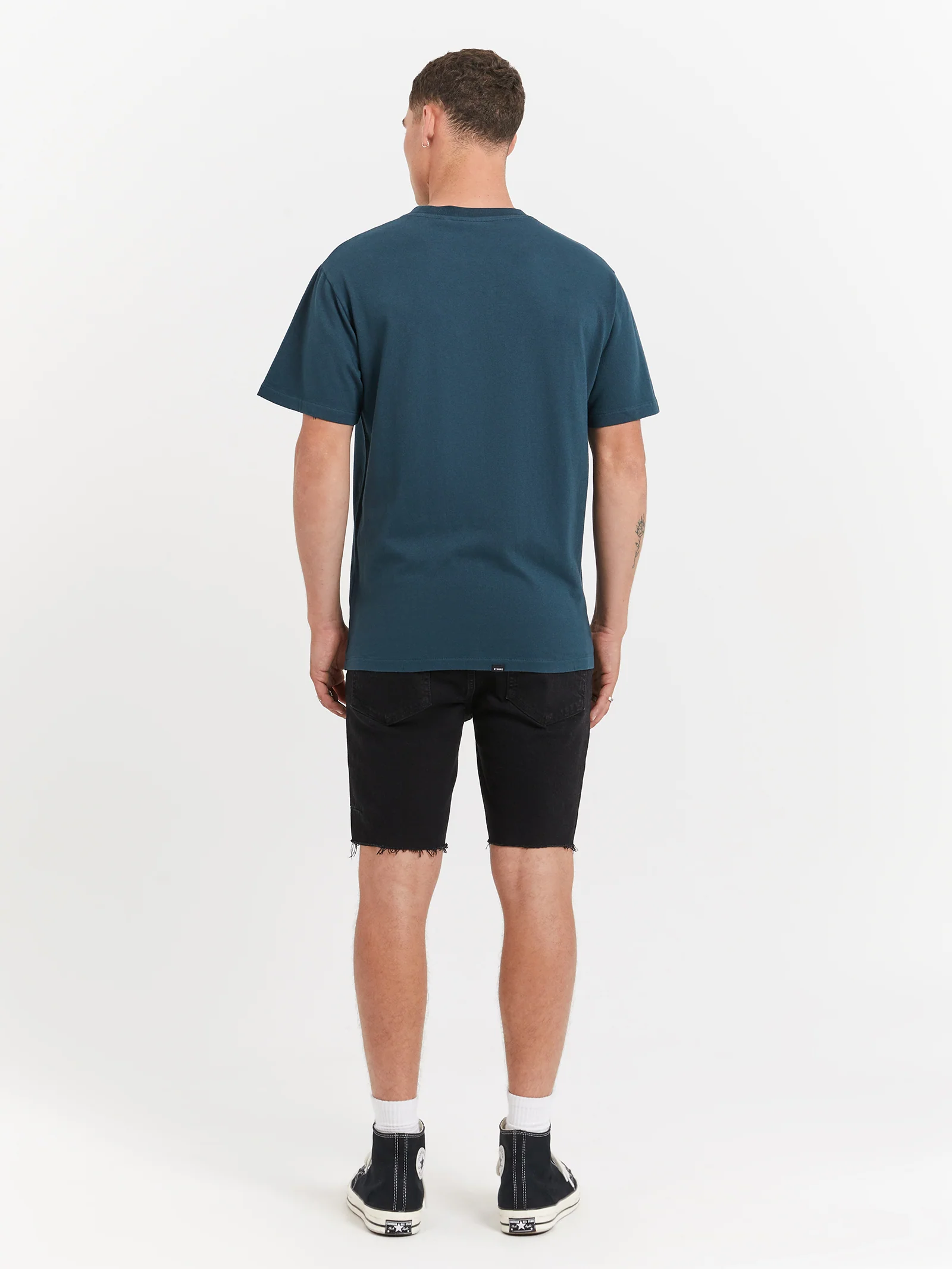 Destroyed Bones Denim Shorts - Image 5