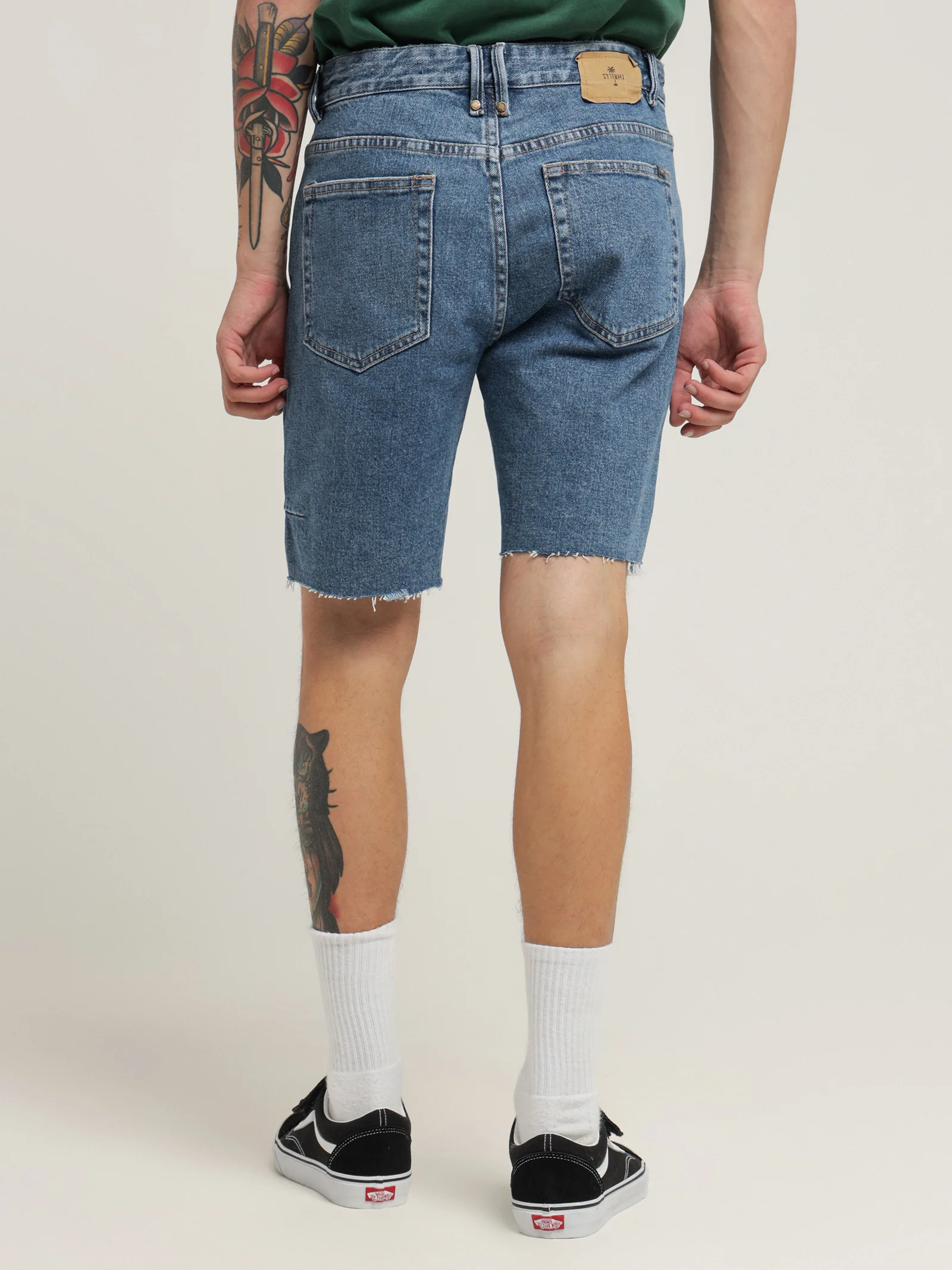 Destroyed Bones Denim Shorts - Image 6