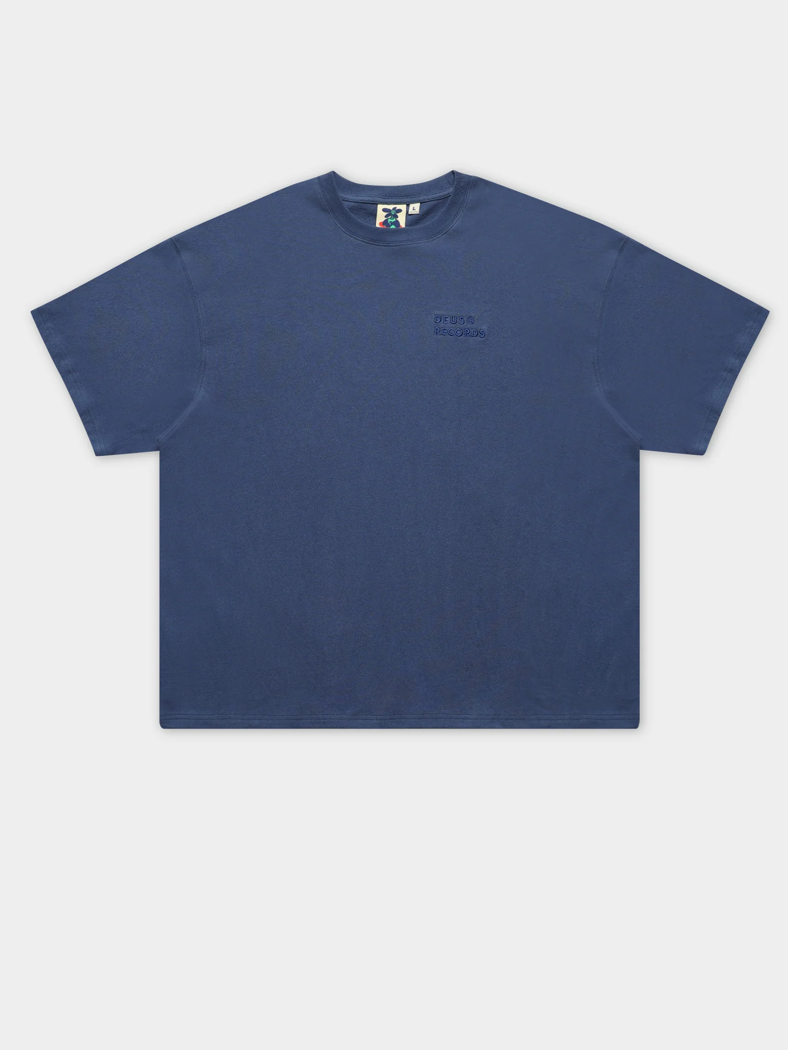 Deus Records All Caps T-Shirt - Image 7