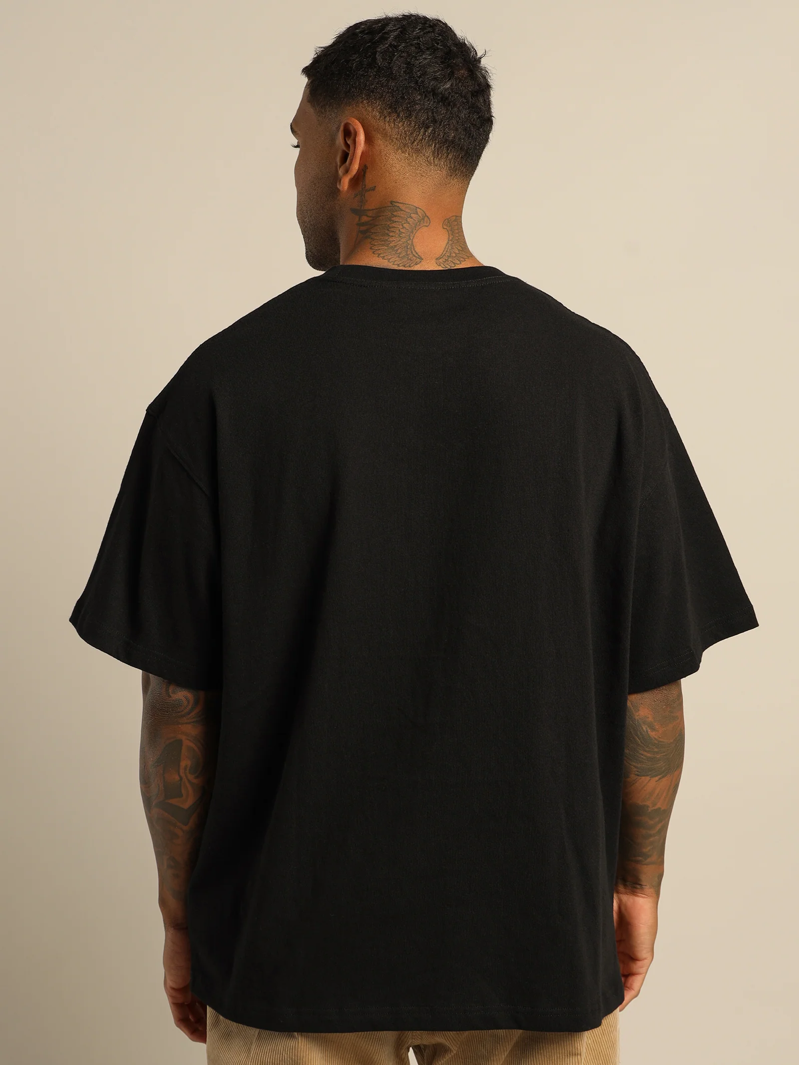 Deus Records All Caps T-Shirt - Image 6