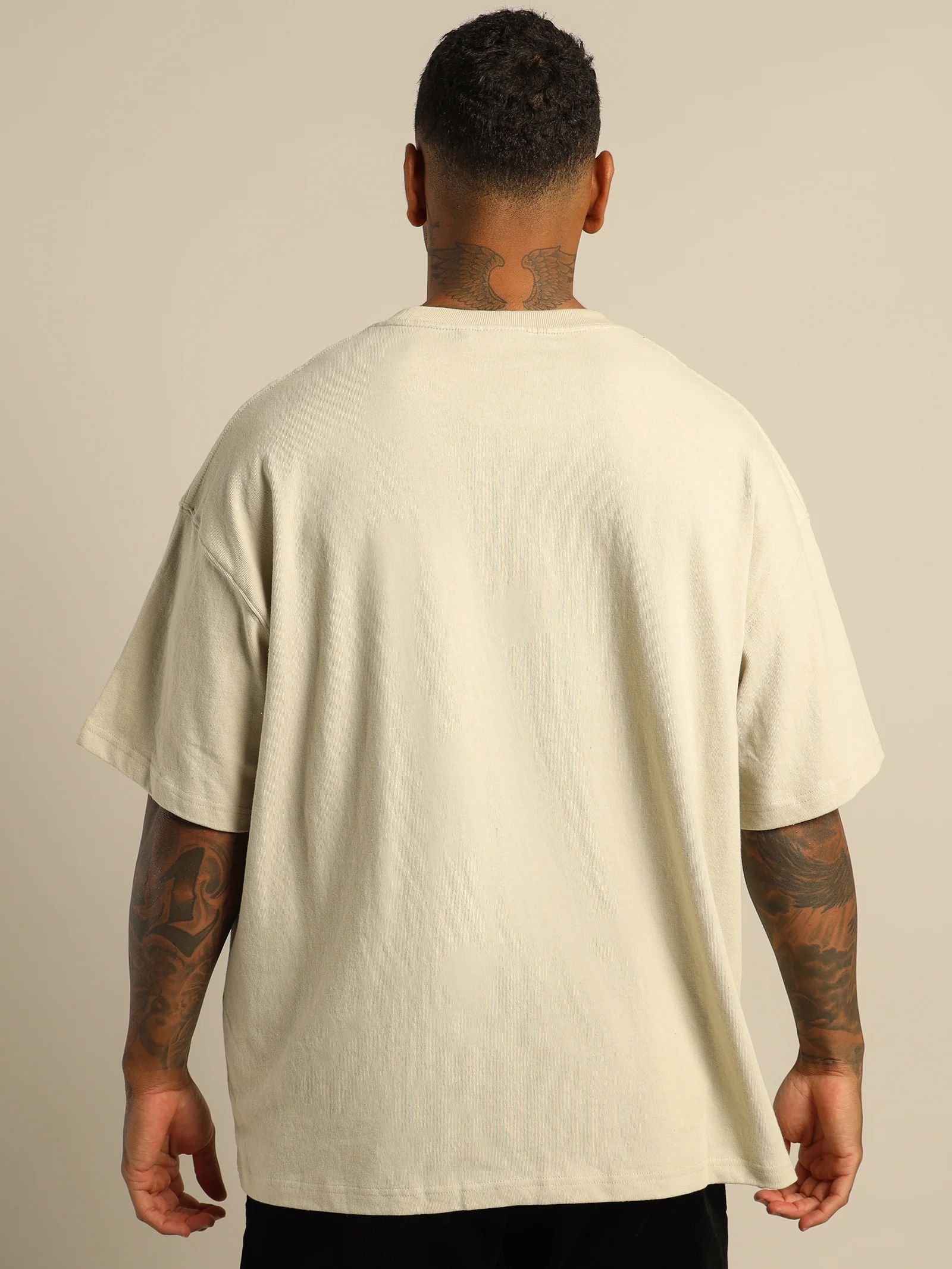 Deus Records All Caps T-Shirt - Image 6