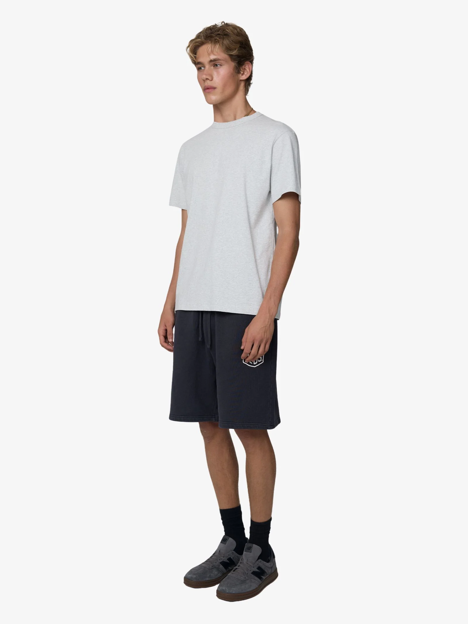 Shield Garment Dyed Track Shorts - Image 3