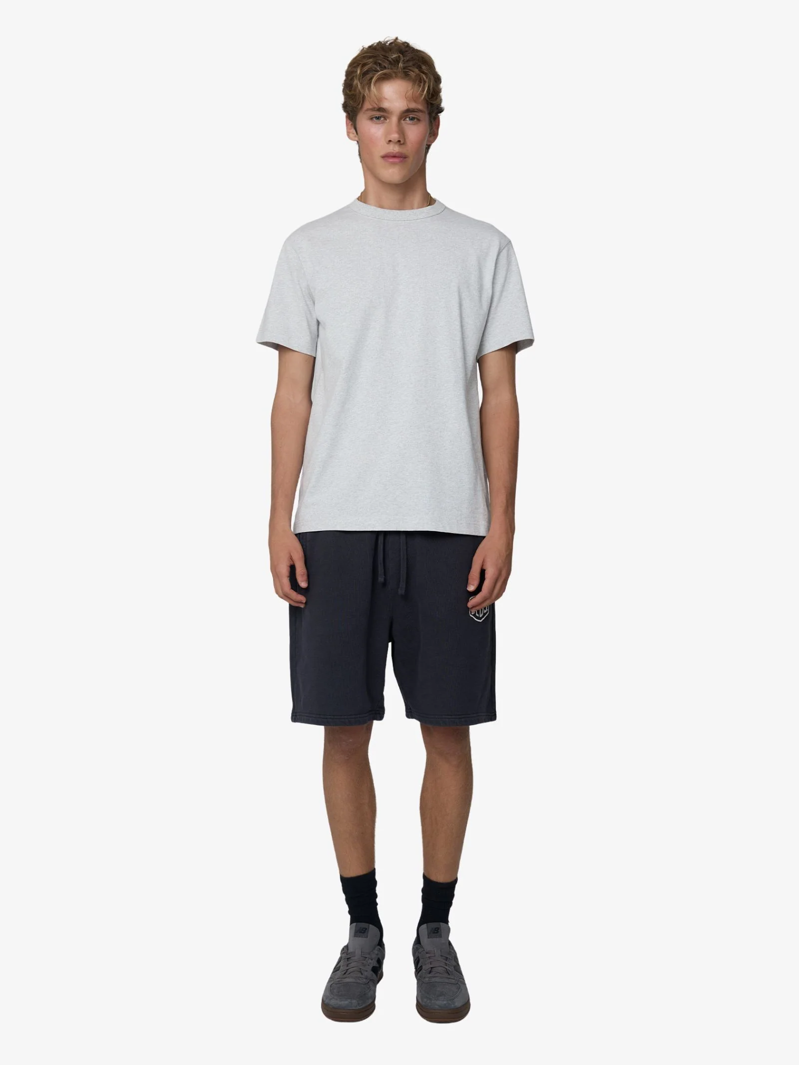 Shield Garment Dyed Track Shorts - Image 4