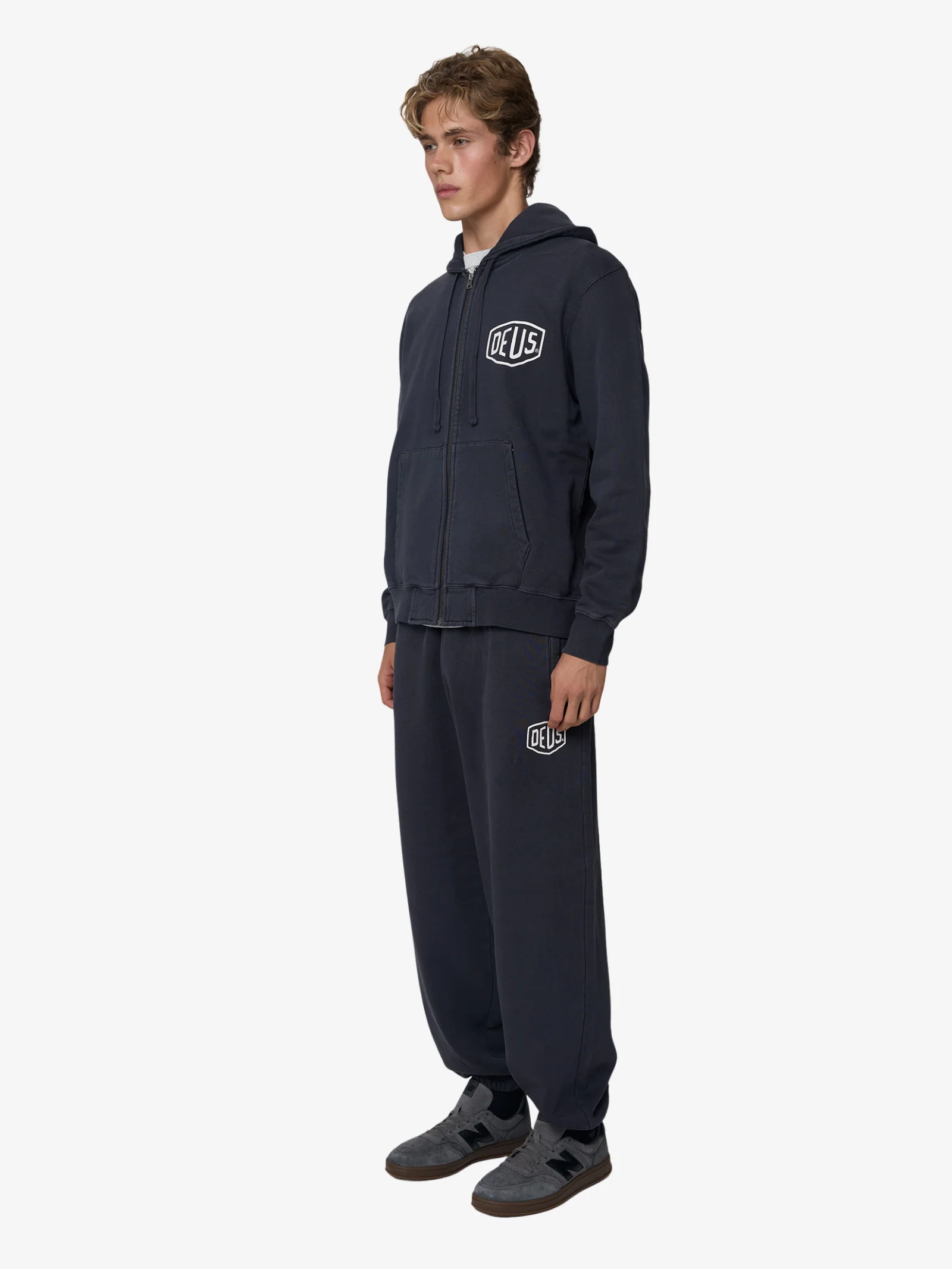 Shield Garment Dyed Zip Hoodie - Image 2