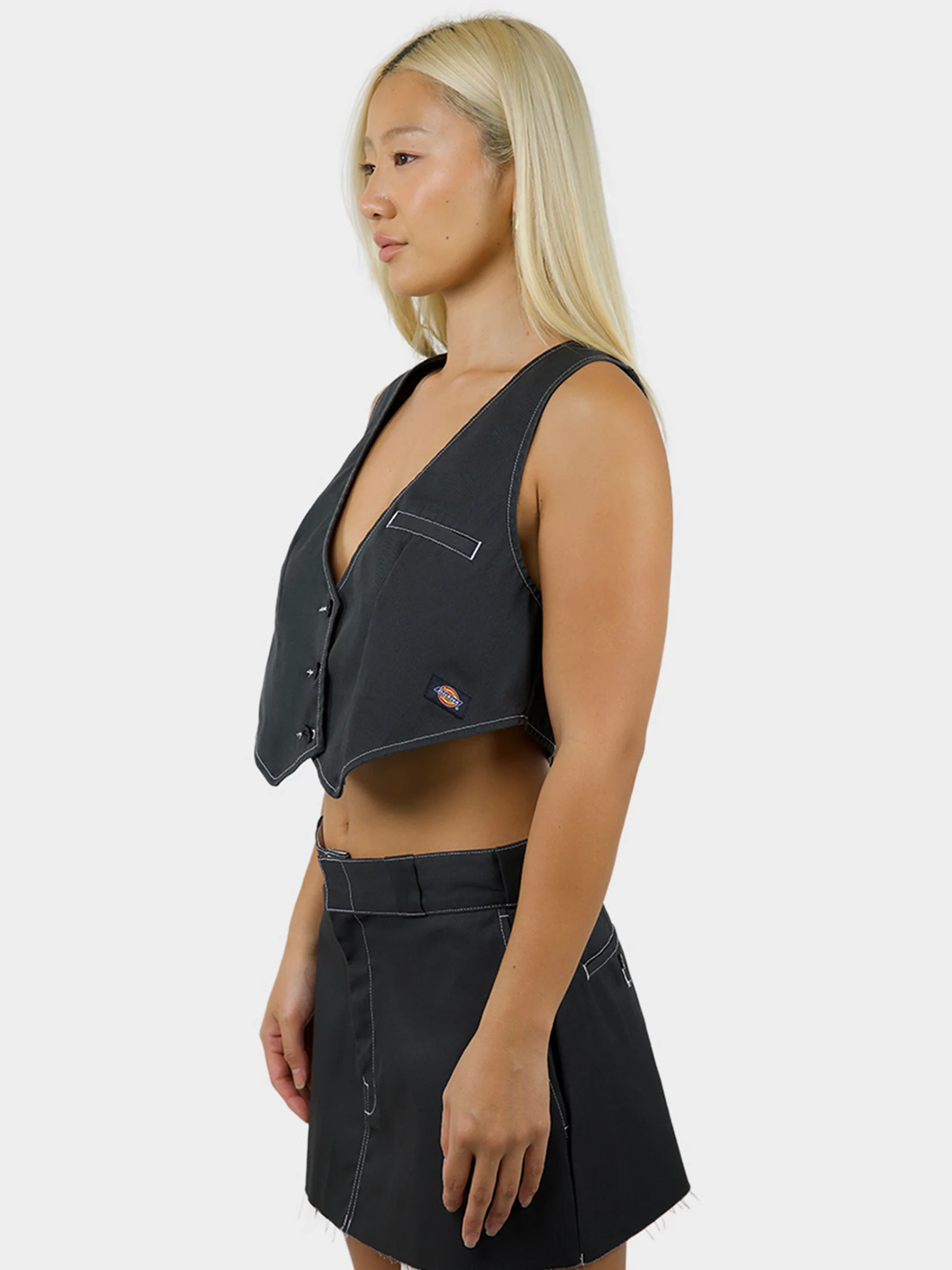 Del Rio Contrast Cropped Vest - Image 4