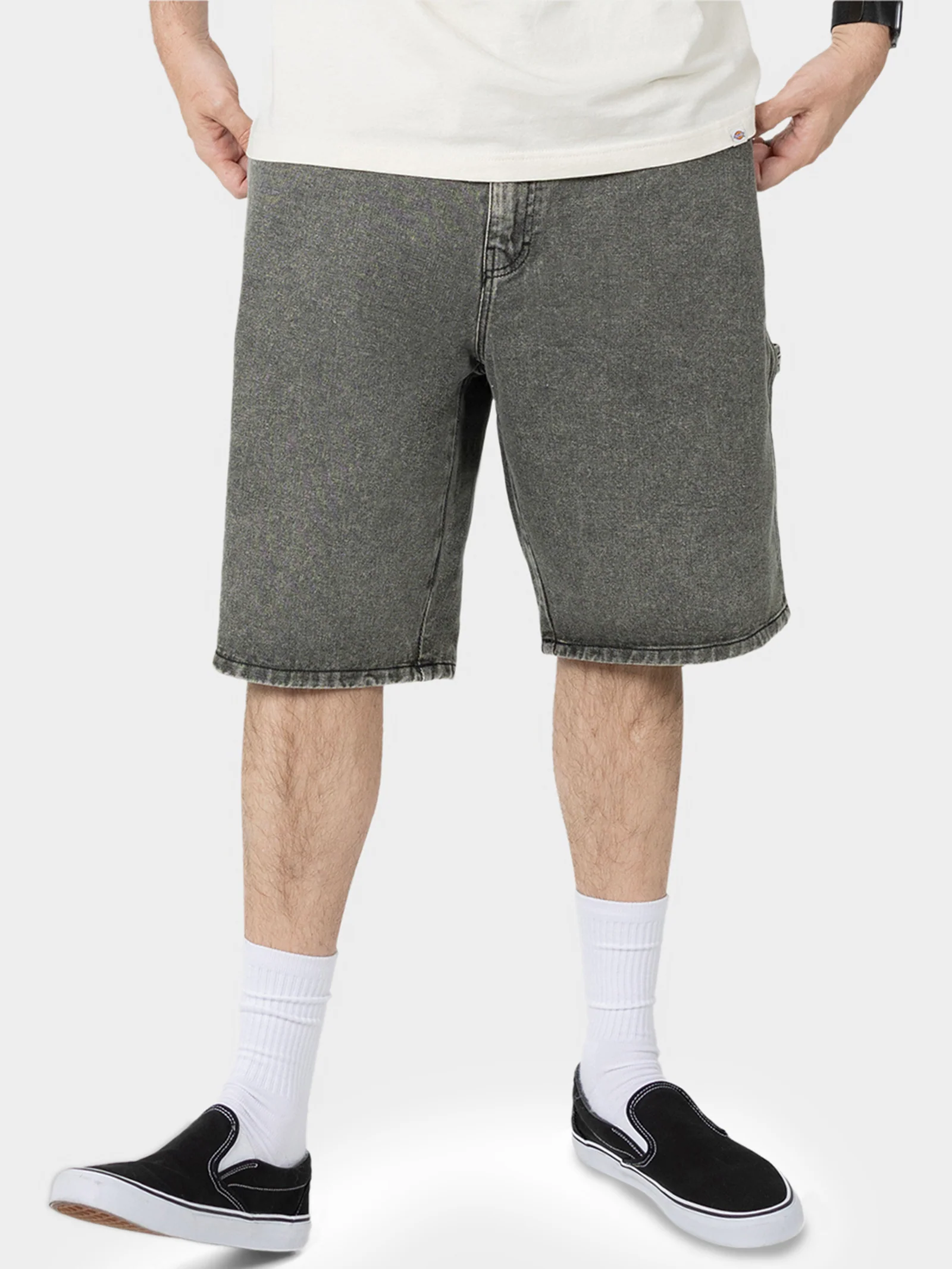 Light Denim Carpenter Short - Image 5