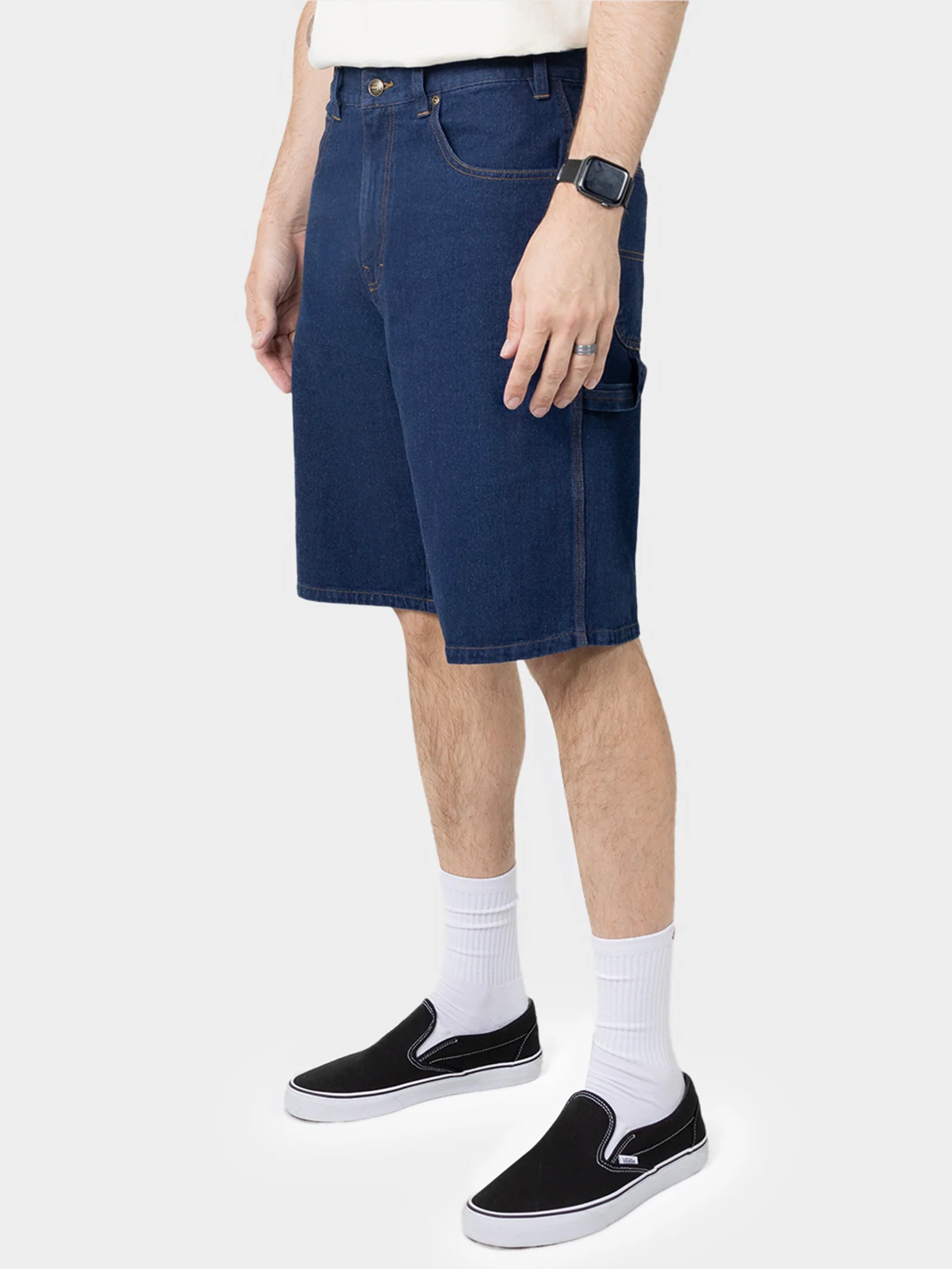 Light Denim Carpenter Short - Image 7