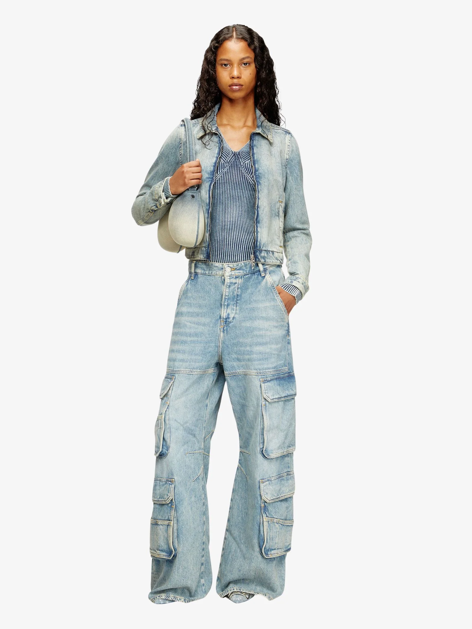 D-Sire 1996 Cargo Relaxed Jeans - Image 4